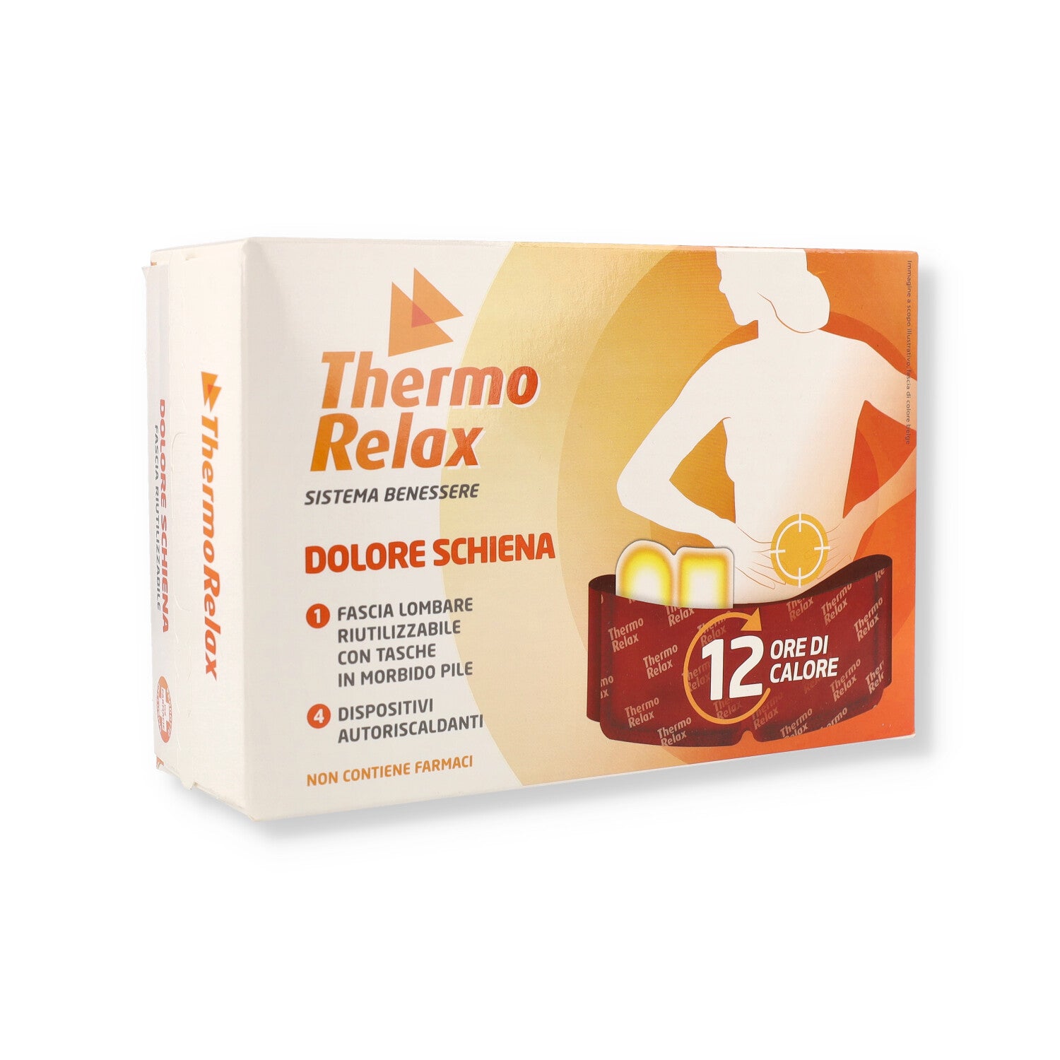 1 FASCIA LOMBARE+ 4 DISPOSITIVI AUTORISCALDANTI