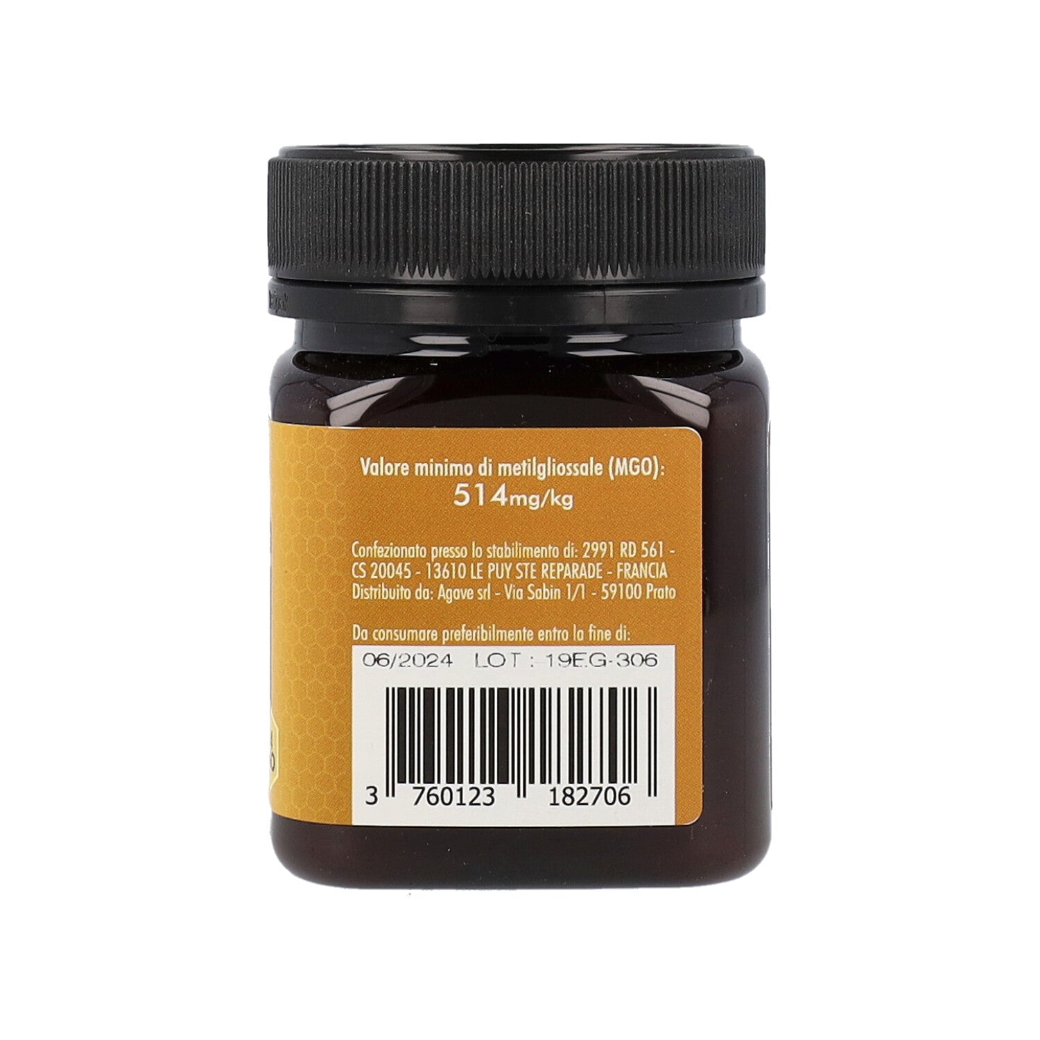 AGAVE NATURA MANUKA IAA 15+ 250GR - 514 MGO