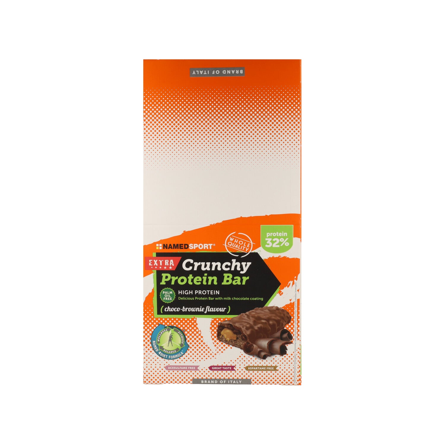 CRUNCHY PROTEIN BAR CHOCO-BROWNIE - 40G - 24 PEZZI