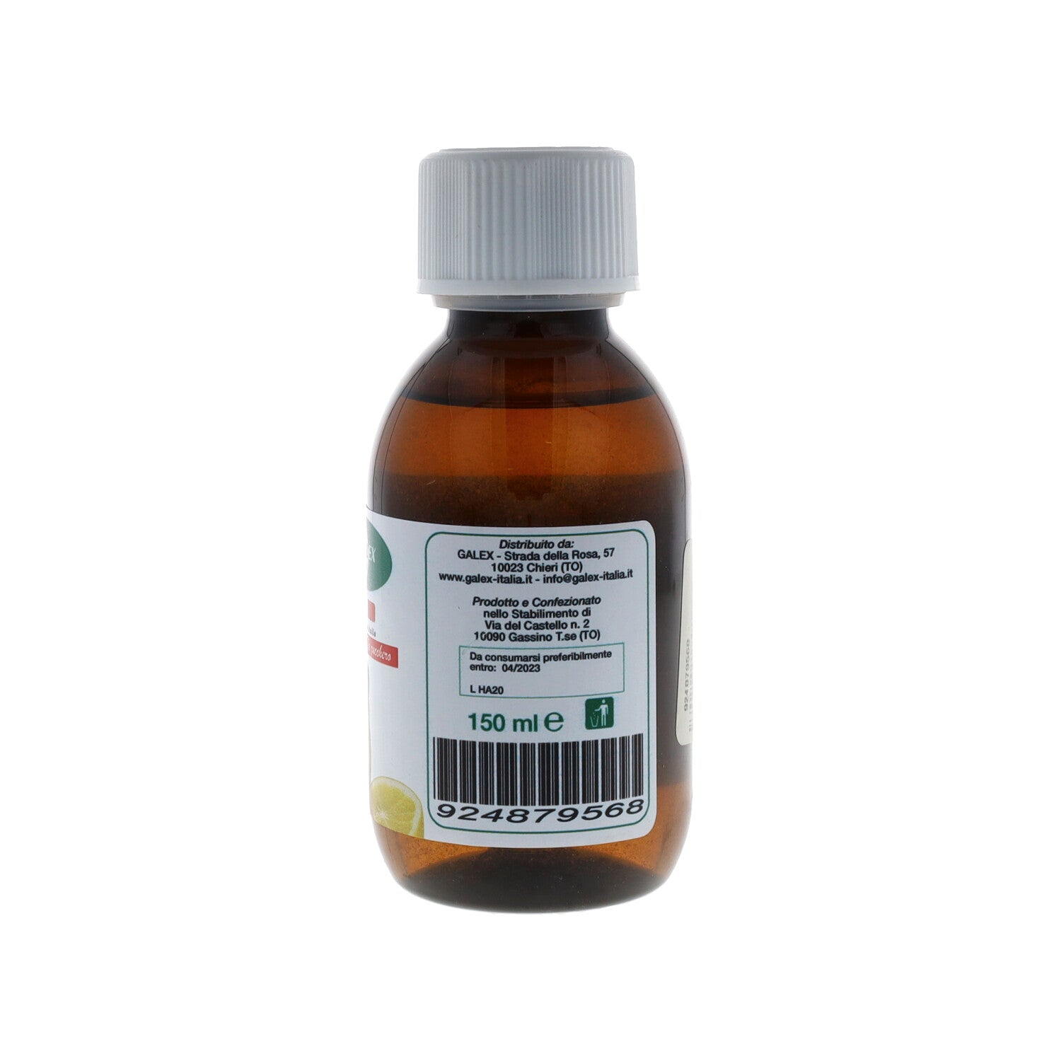 BIO SCIROPPO LUMACA STEVIA 200ML