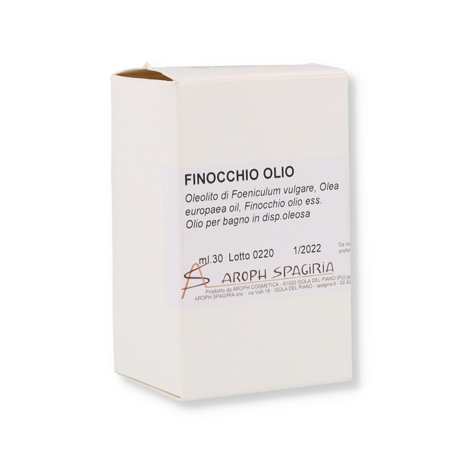 FINOCCHIO OLIO 30ML AROPH SPAGIRIA