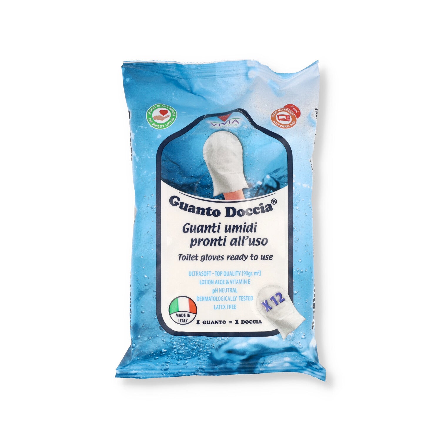 VIVIA 12 - GUANTO DOCCIA S/RISCIACQUO 12 PZ