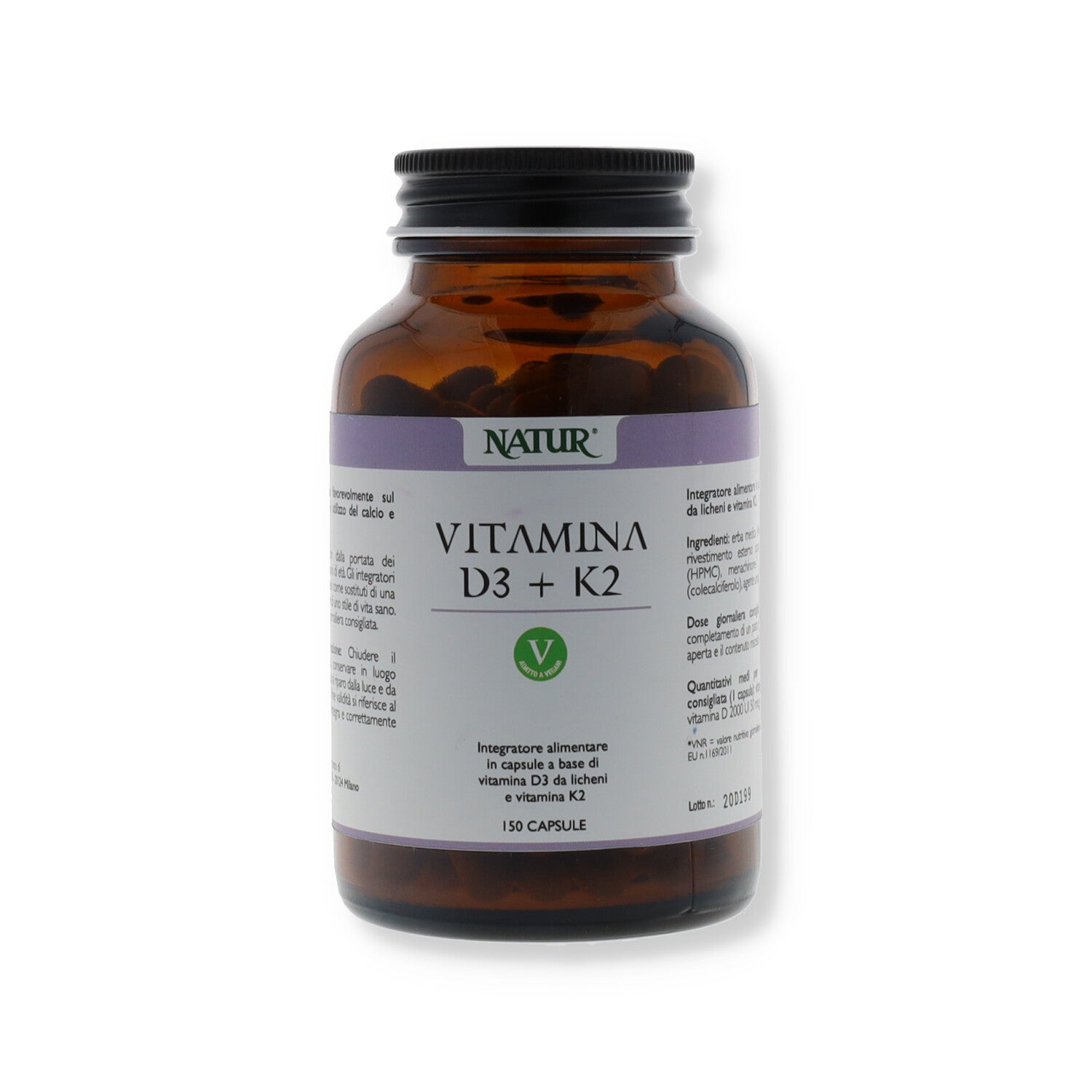 VITAMINA D3+K2 150 CAPSULE