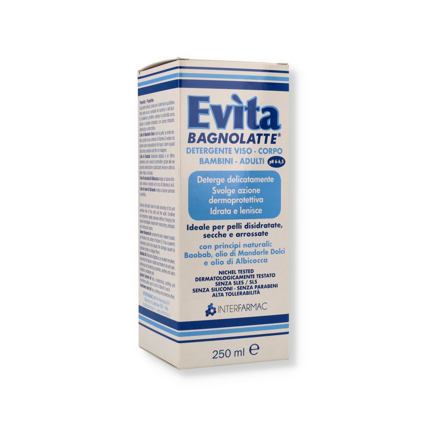 EVITA BAGNOLATTE 250ML