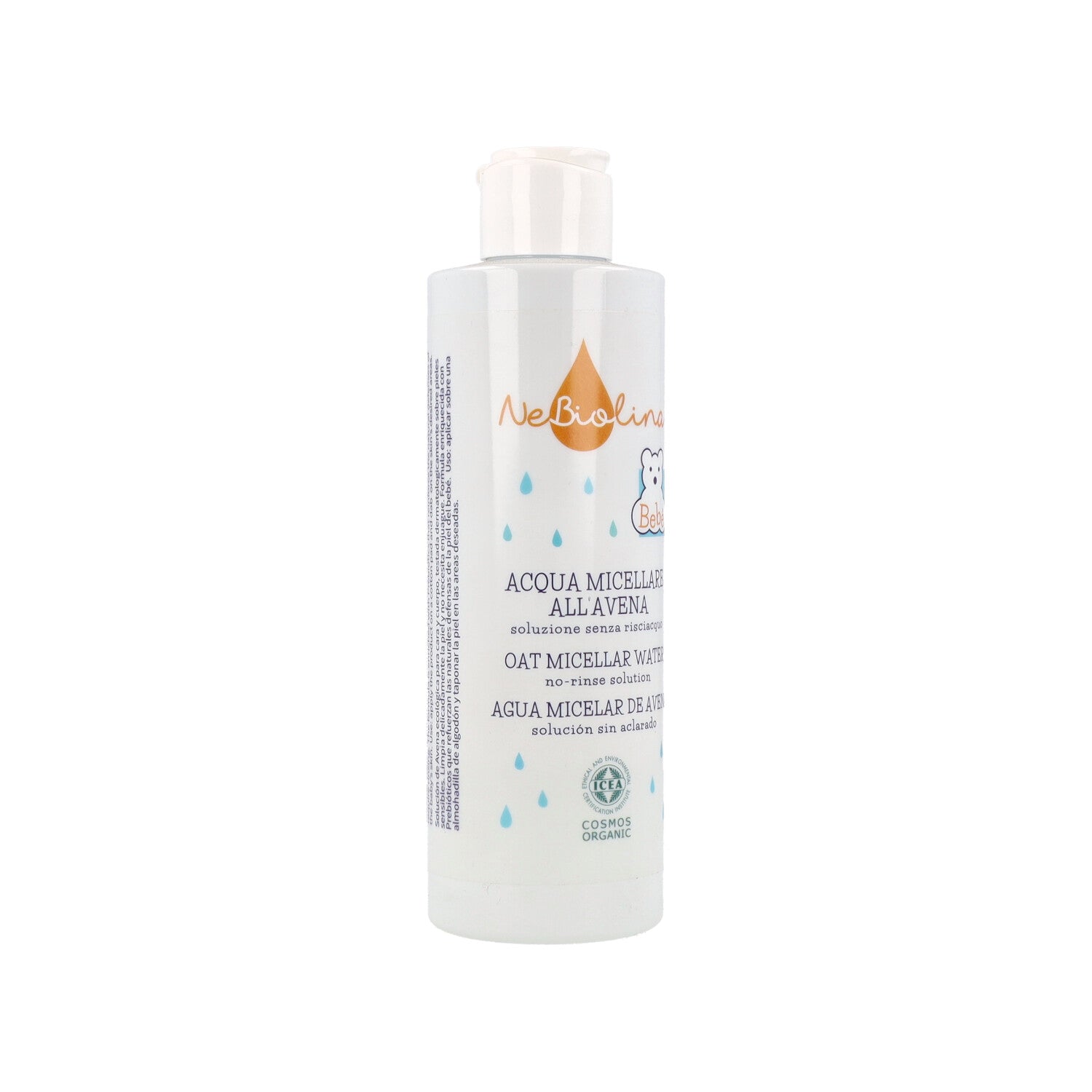 NEBIOLINA ACQUA MICELLARE AVENA BEBE 200ML S/RISCIACQUO GREENPROJECT