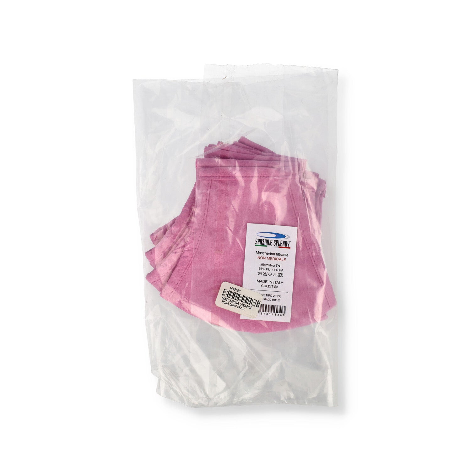 MASCHERINA LAV ROSA CONF 5PZ GOLDIT