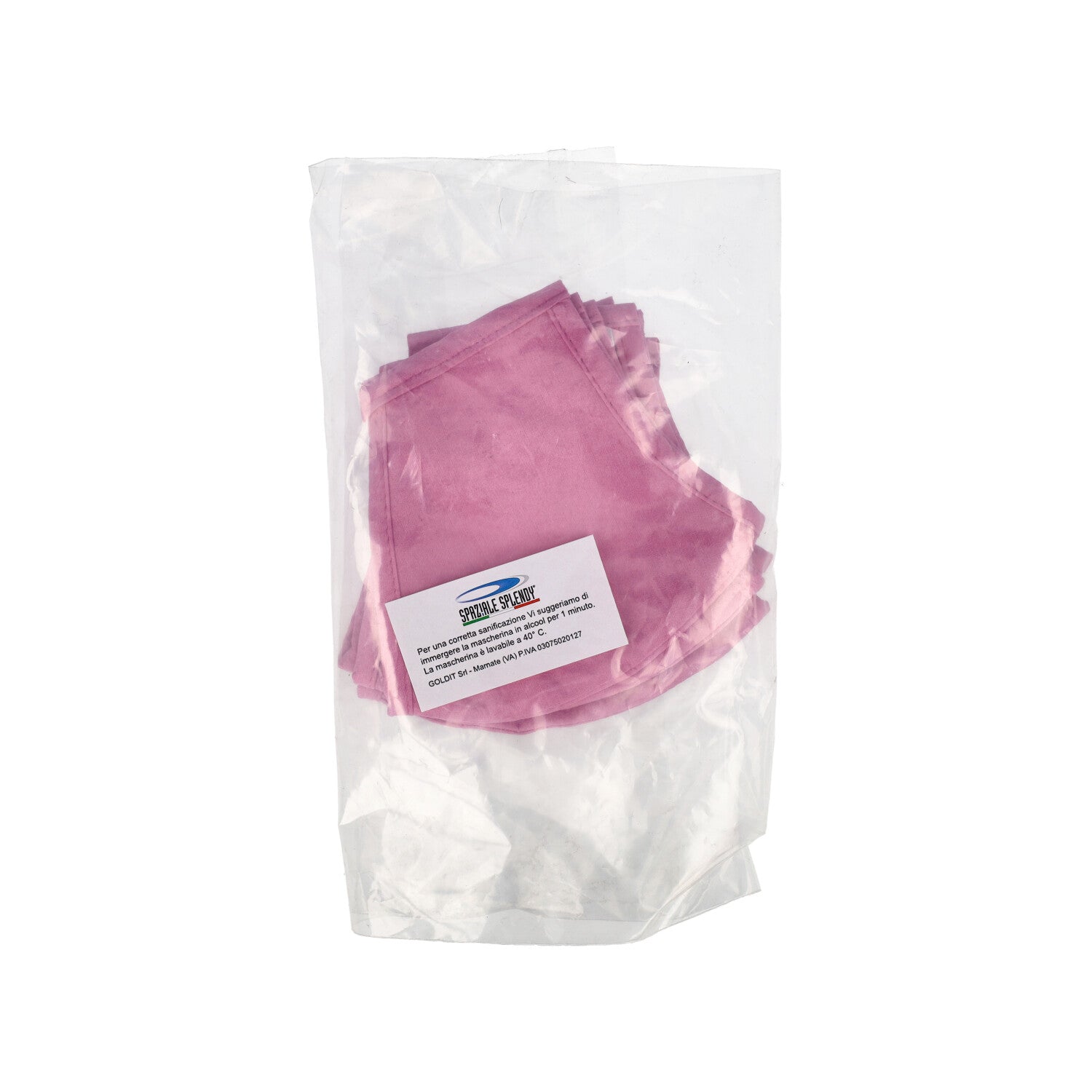 MASCHERINA LAV ROSA CONF 5PZ GOLDIT