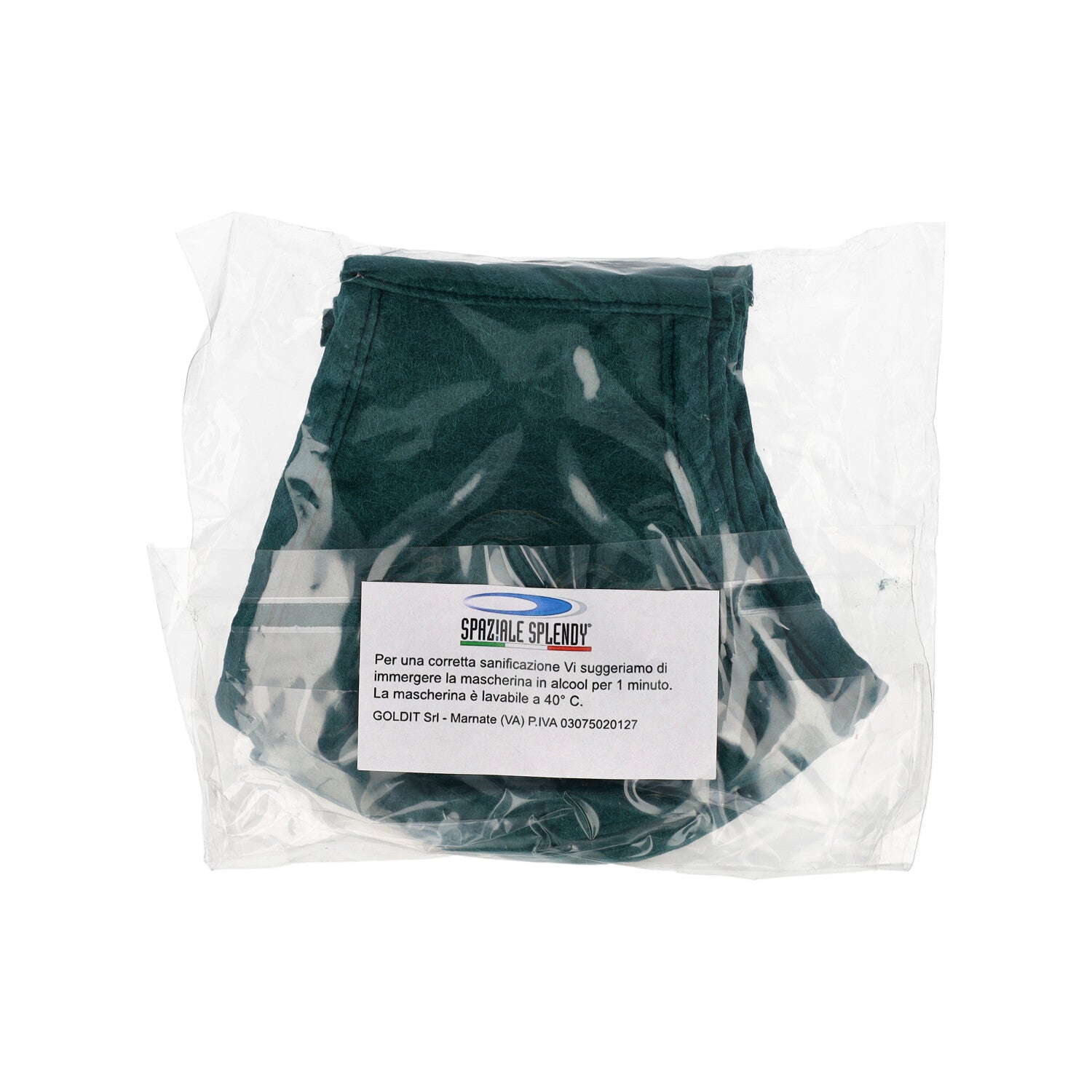 MASCHERINA LAV VERDE SCURO CONF 5PZ GOLDIT
