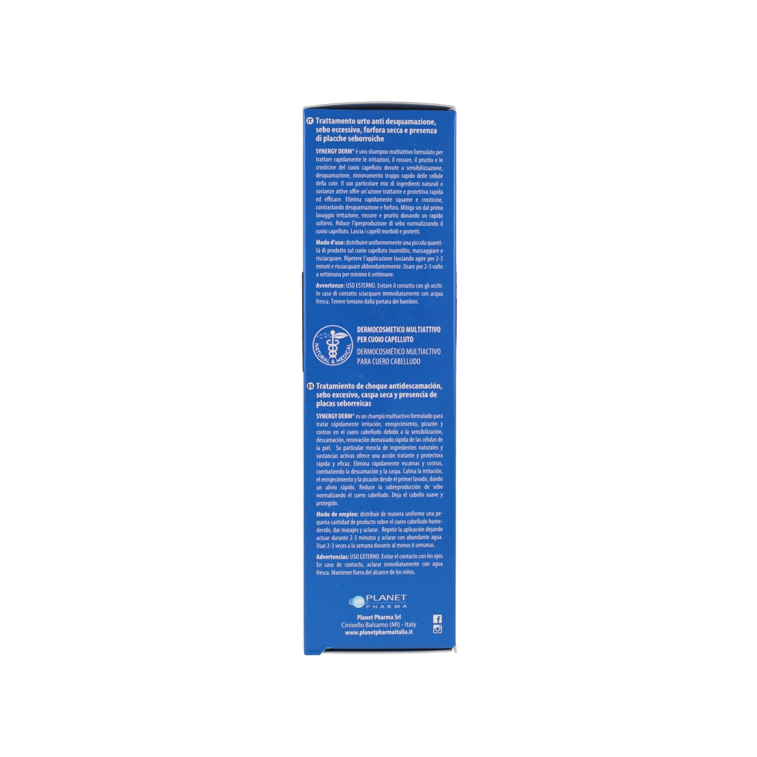 SYNERGY DERM SHAMPOO IRR/PR/CR