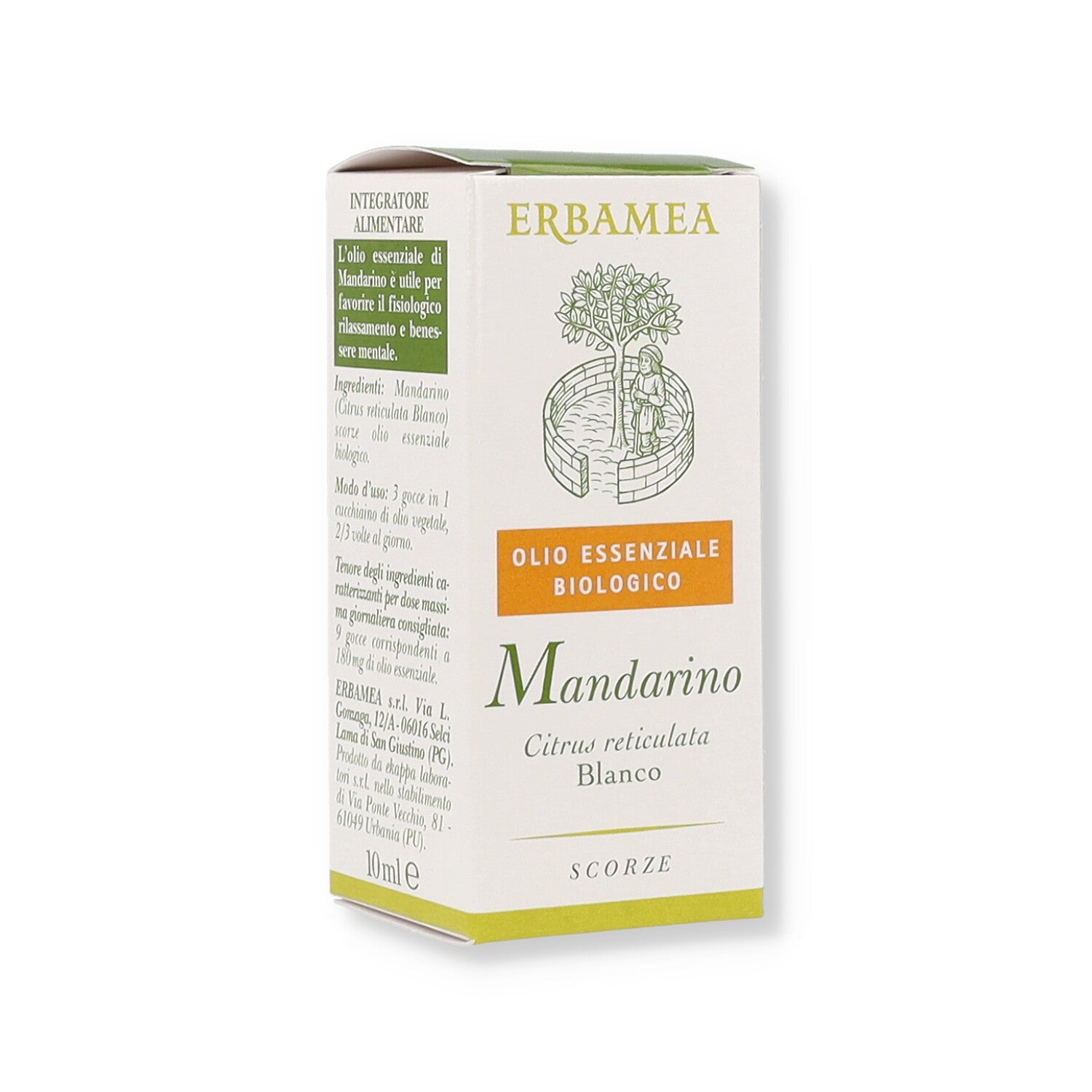 MANDARINO OLIO ESSENZIALE 10ML
