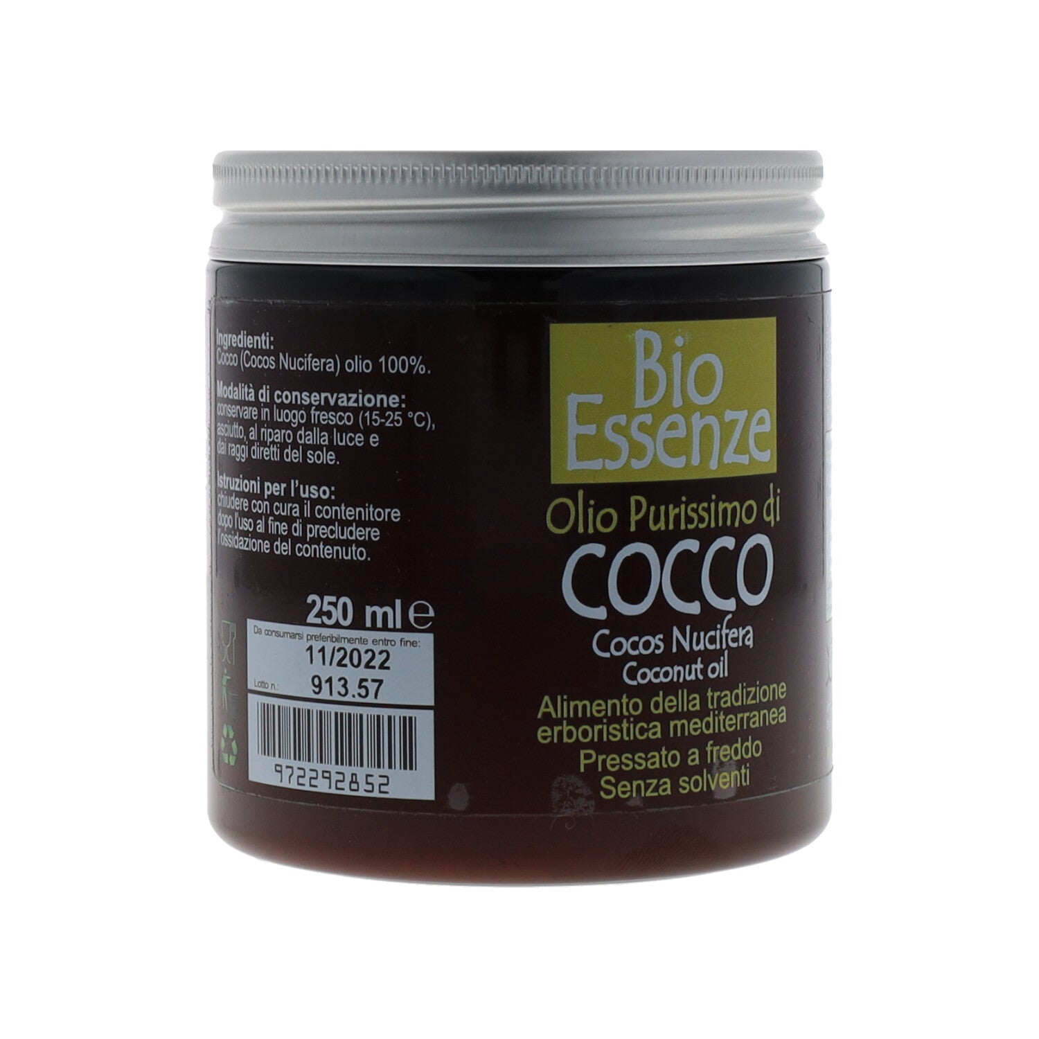 BIO ESSENZE OLIO COCCO 250ML