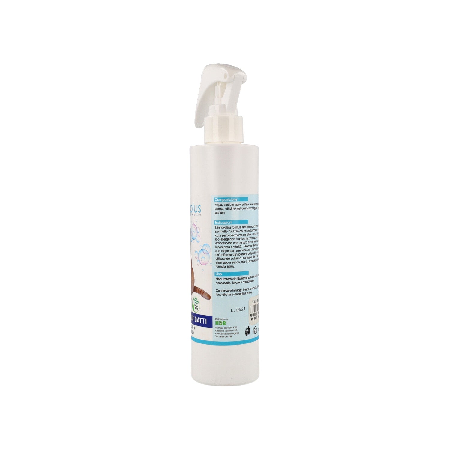 ALOEPLUS SHAMPOO SPRAY GATTI 250 ML