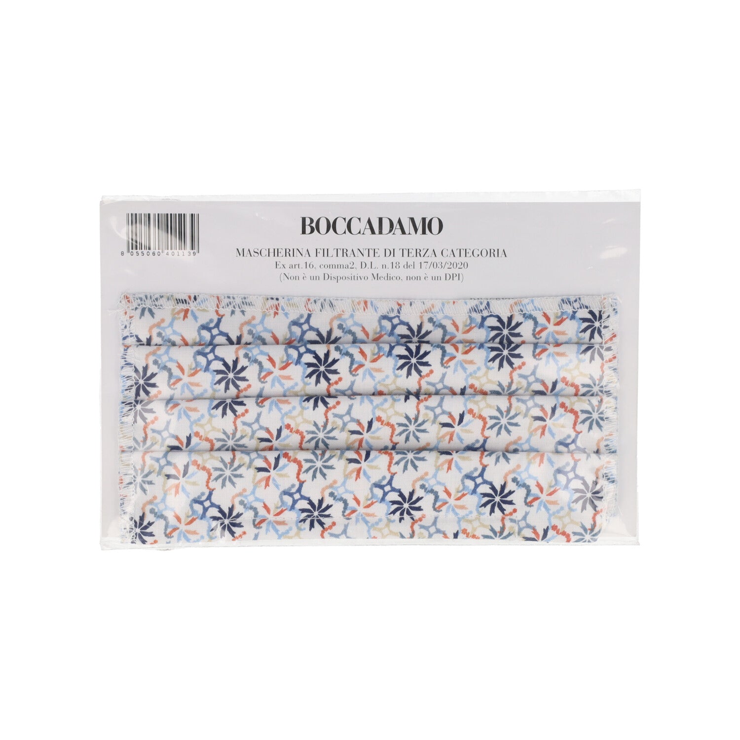 MASCHERINA LAV USO CIV 1PZ FANT BIAN/AZZ/BLU/ARANCIONE BOCCADAMO