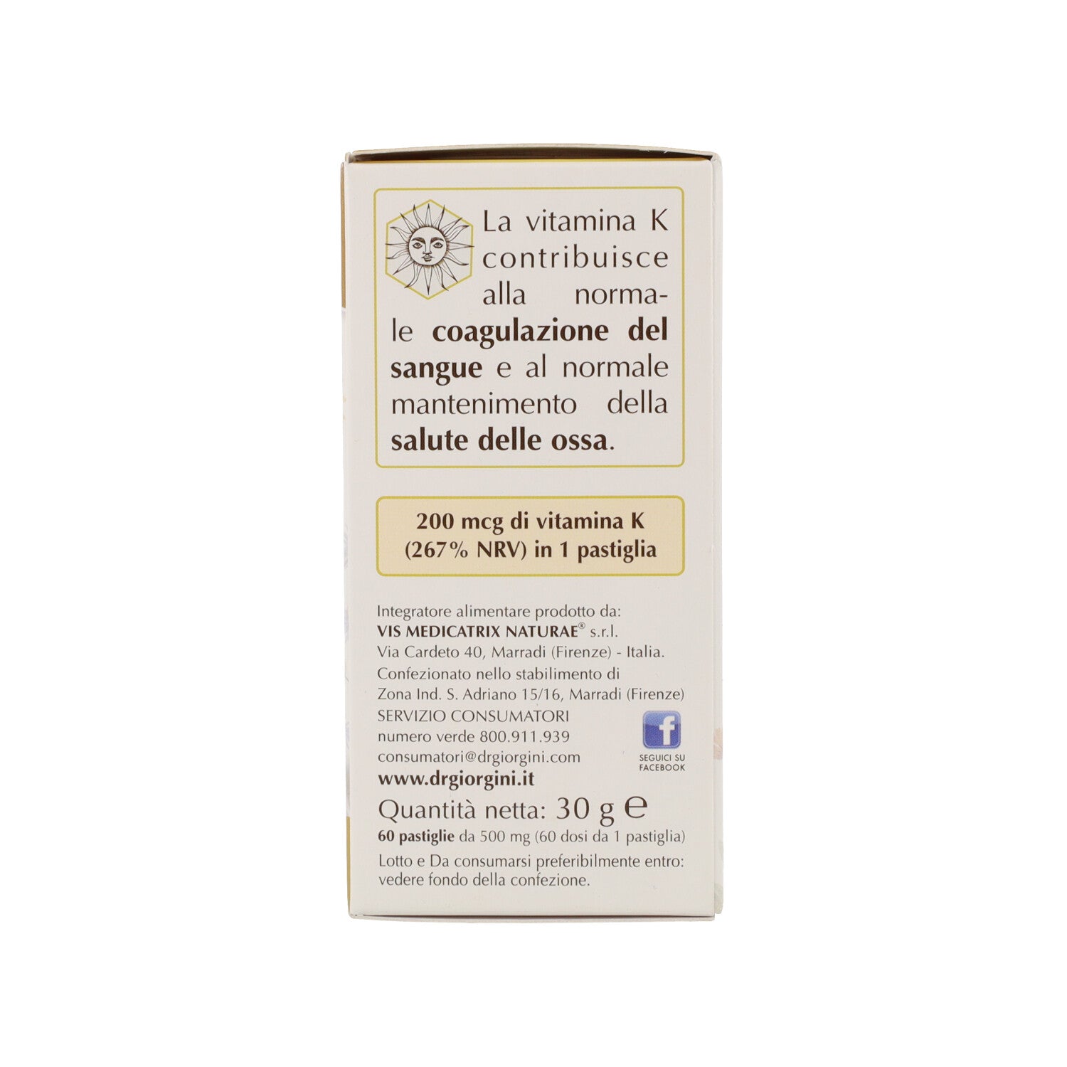 VITAMINA K2 PLUS 60 PASTIGLIE
