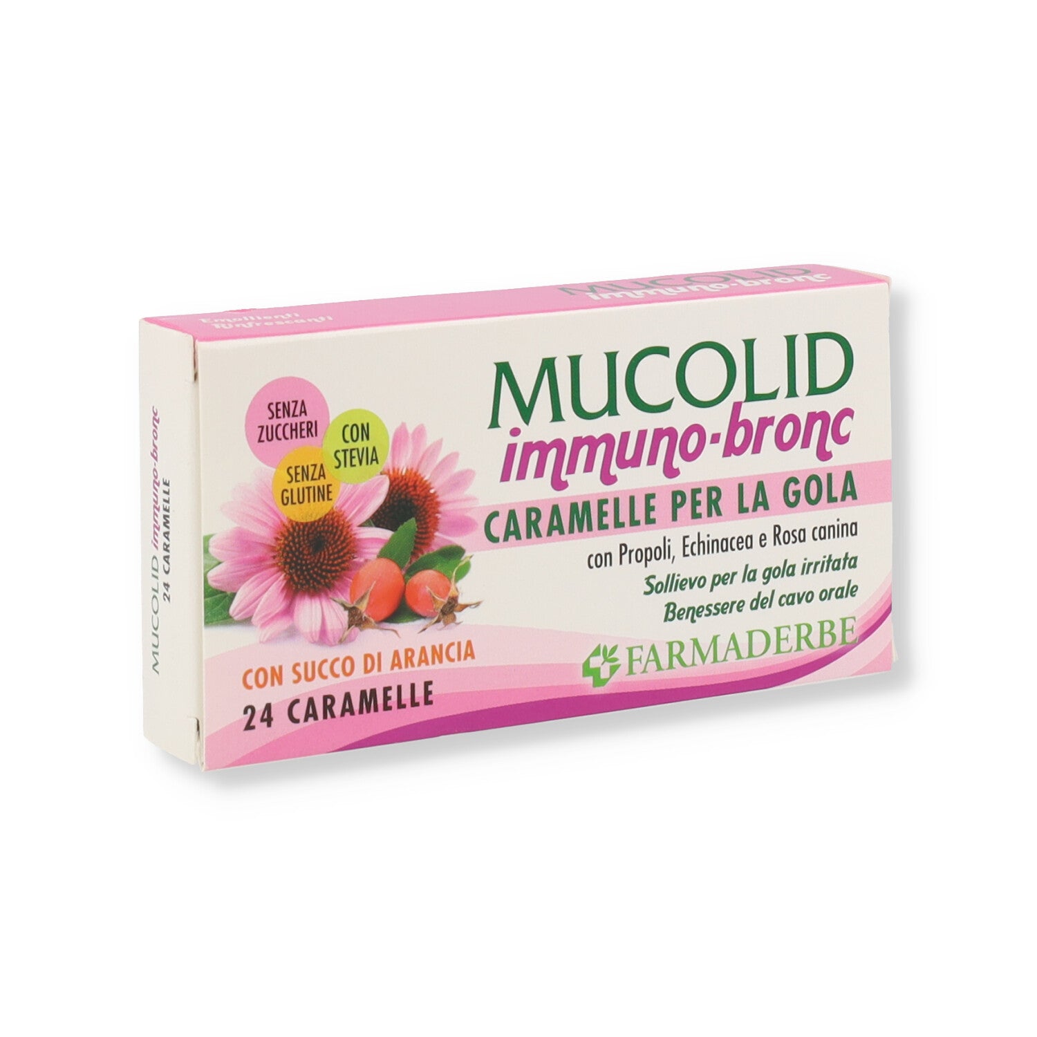 MUCOLID BRONC IMMUNO 24 CARAMELLE