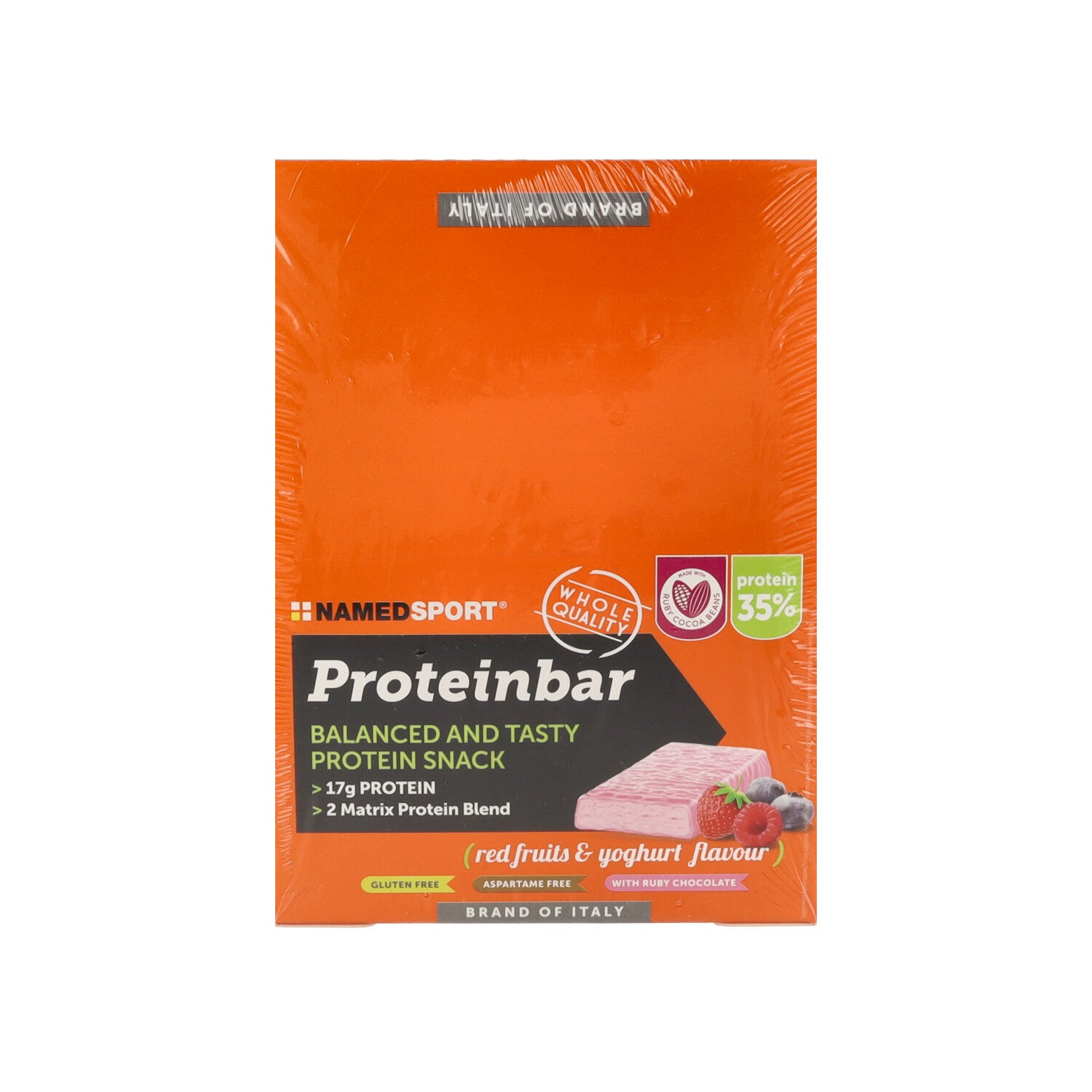 PROTEINBAR RED FRUITS&YOGURT BOX 12X50GR