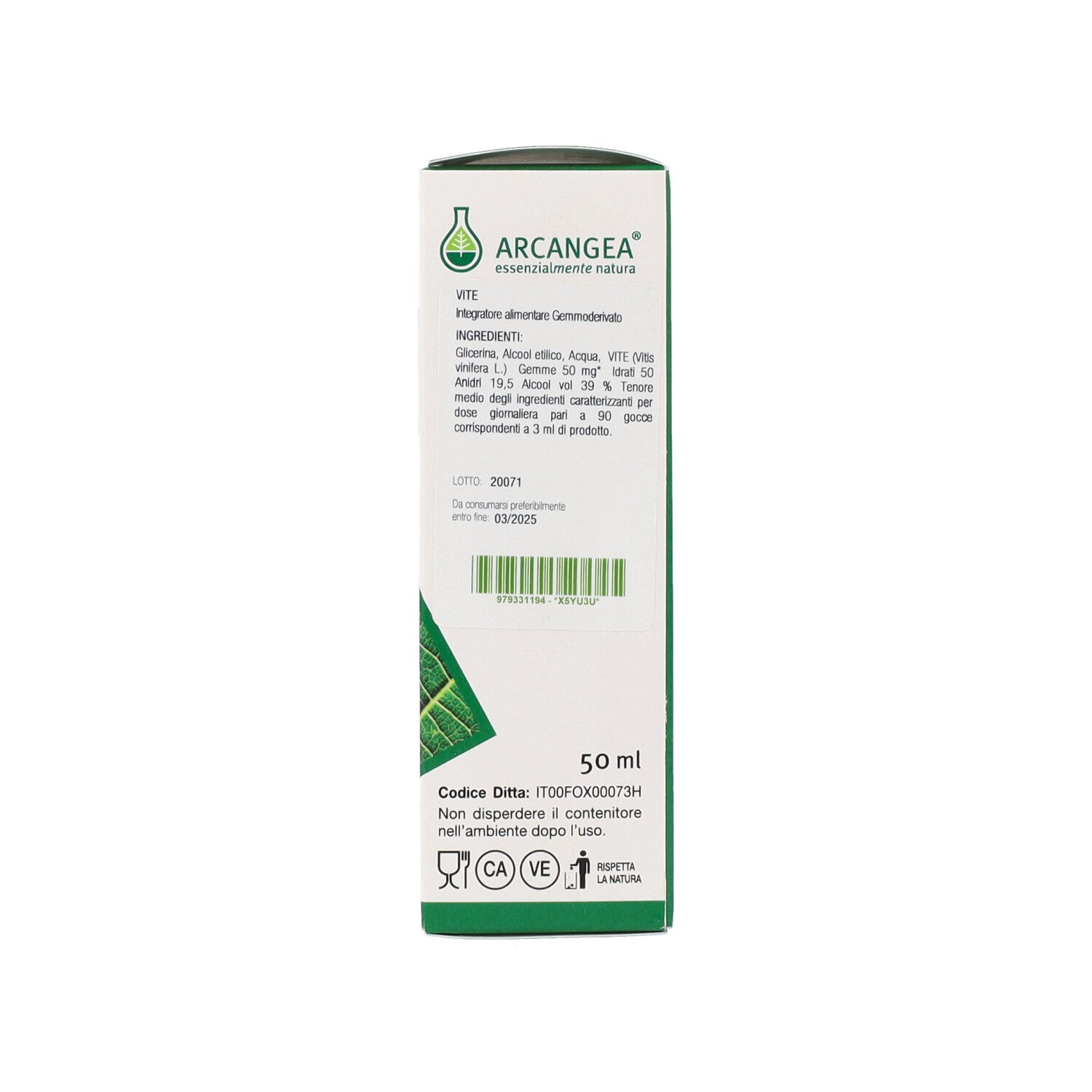 VITIS VINIFERA MG 50ML