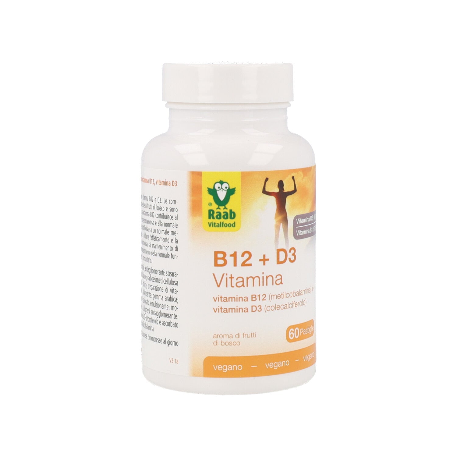 RAAB VITAMINA B12 + D3 60 COMPRESSE