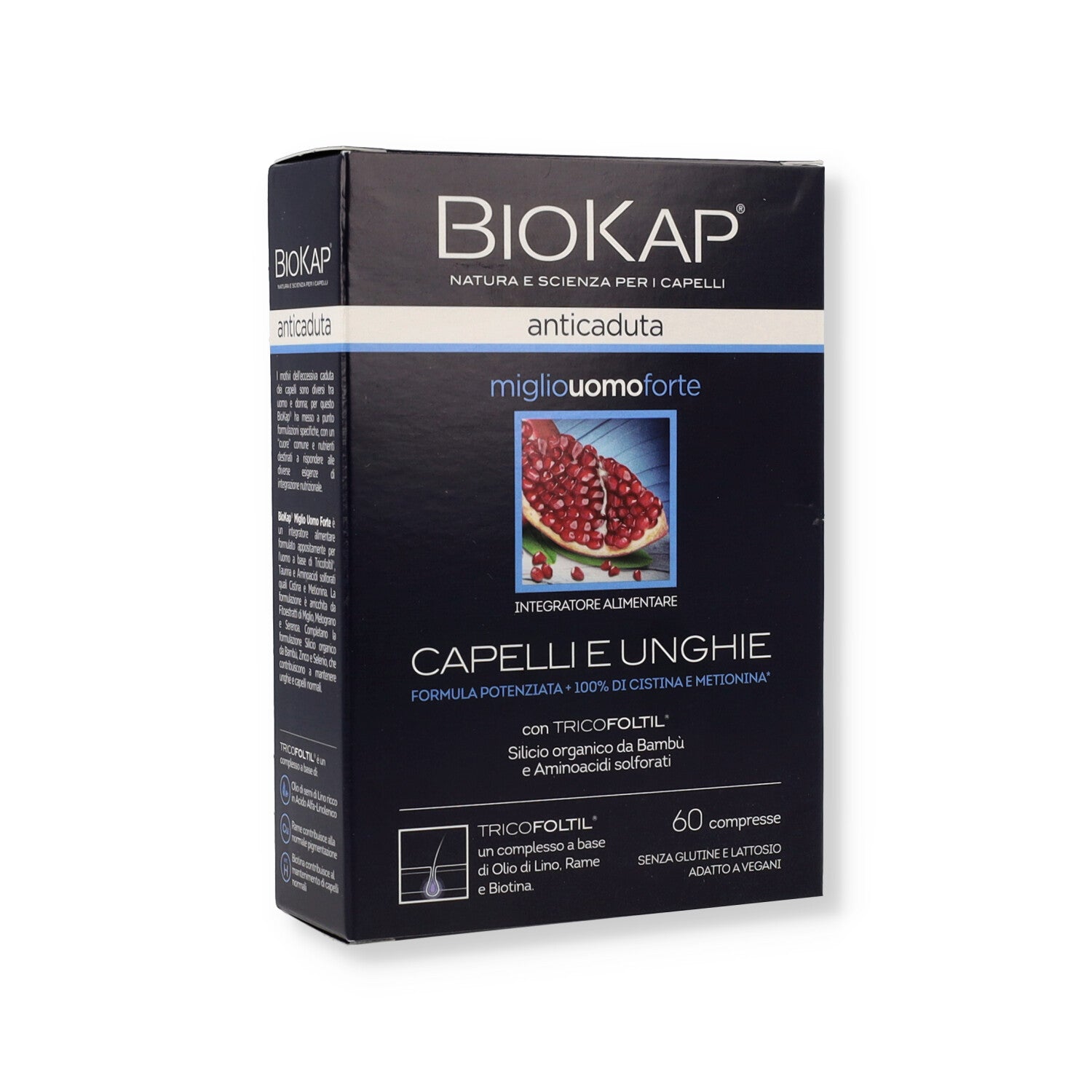 BIOKAP ANTICADUTA UOMO MIGLIO FORTE 60 CPR