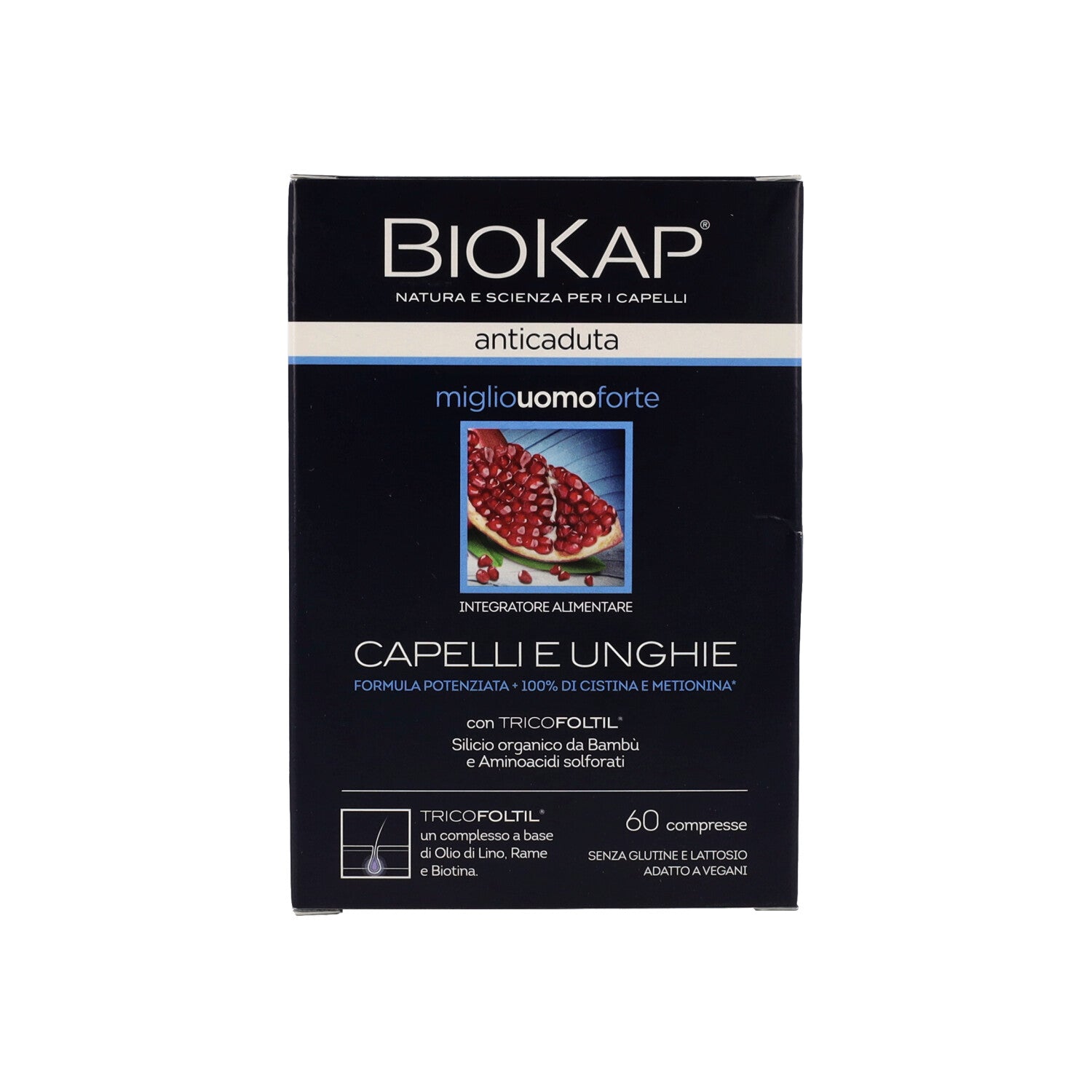 BIOKAP ANTICADUTA UOMO MIGLIO FORTE 60 CPR