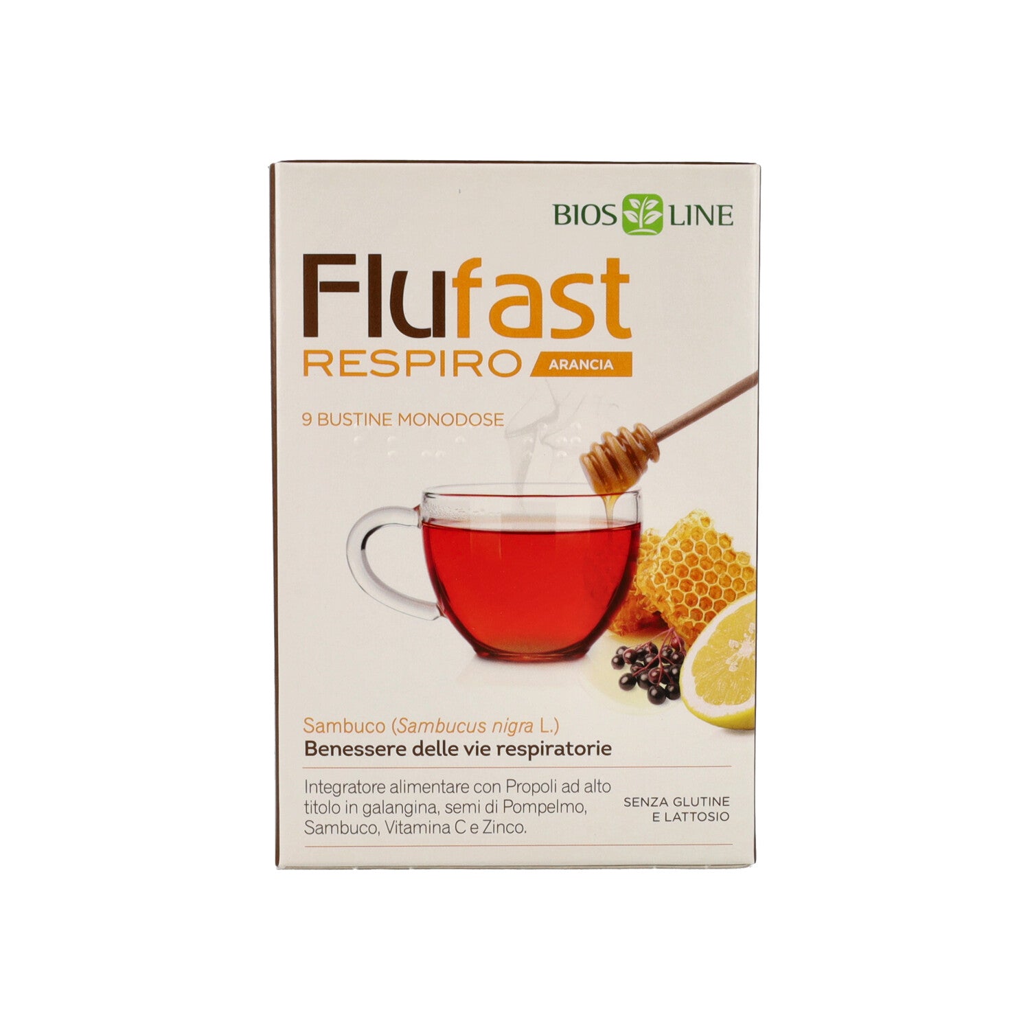 FLUFAST APIX RESPIRO ARANCIA 9 BUSTINE