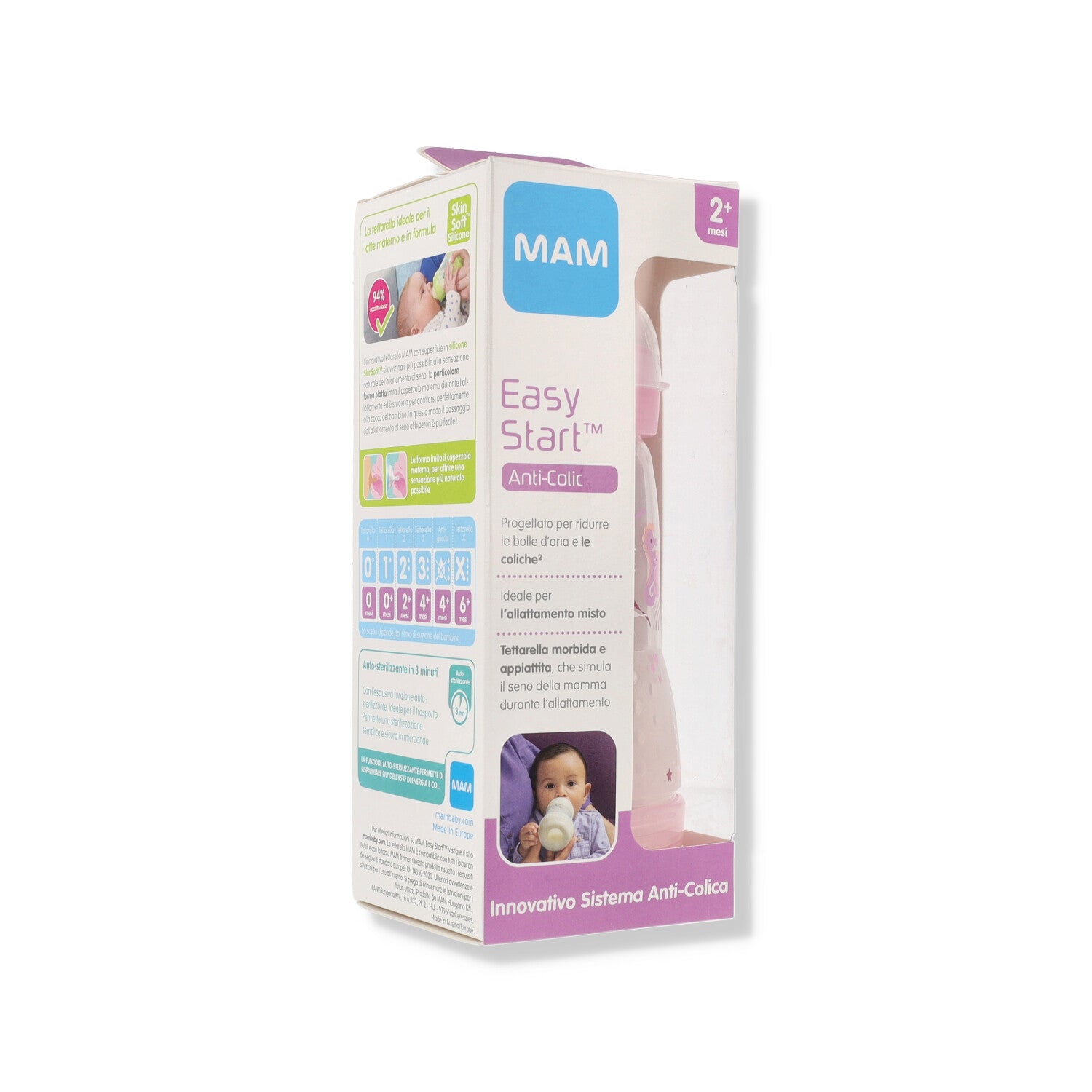 MAM EASY START BIBERON FEMMINA 260ML