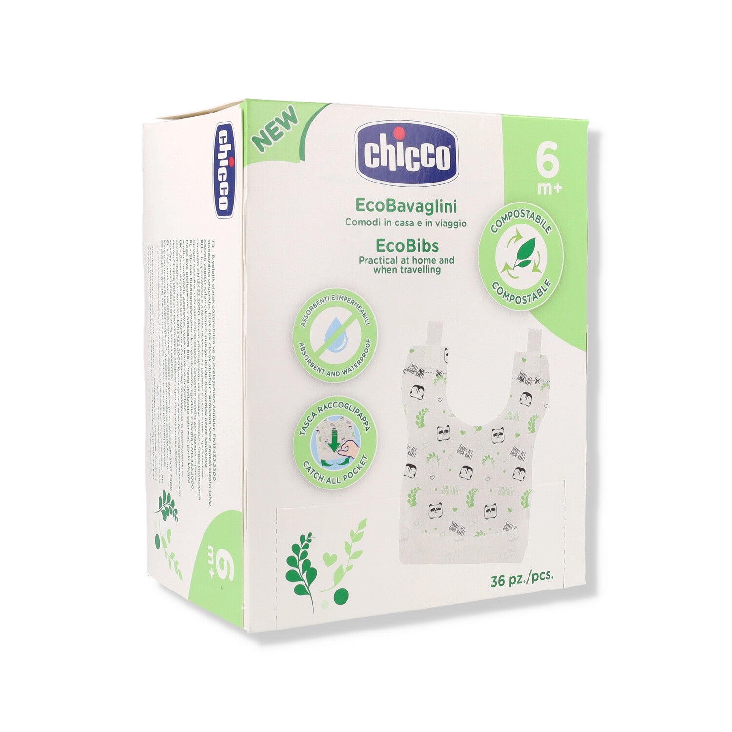 BAVAGLINI MONOUSO COMPOSTABILI 36PZ