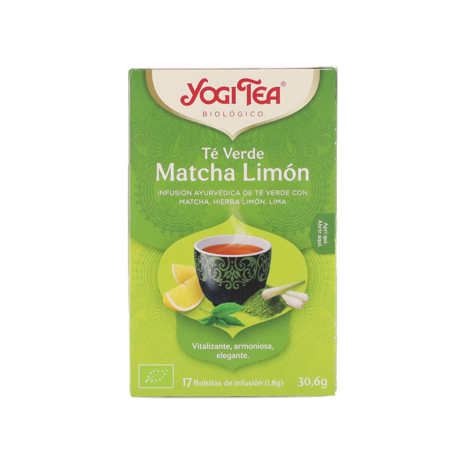 YOGI TEA TE' VERDE MATCHA LIME CITRONELLA 17 FILTRI