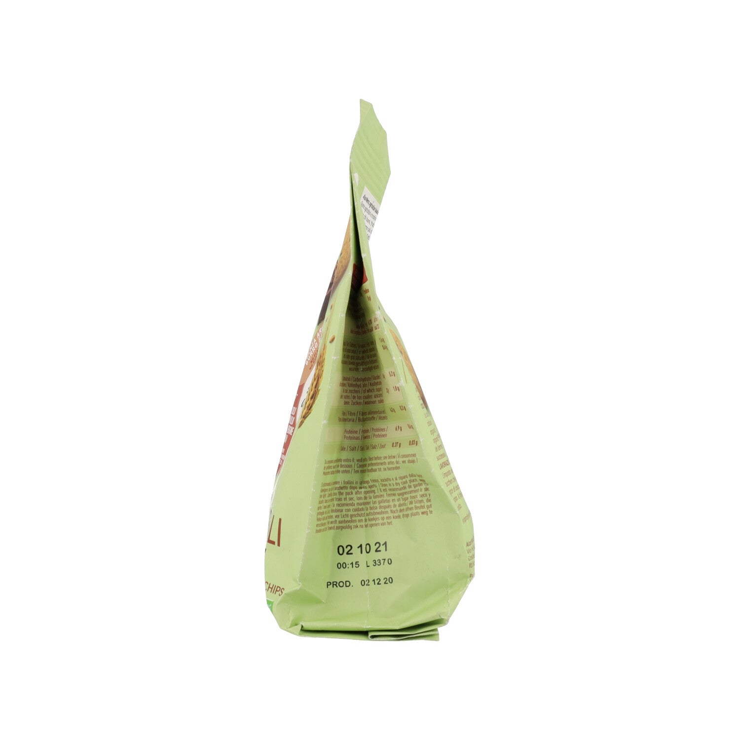 FROLLINI SEMINTEGRALI CON GOCCE CIOCCOLATO 250G