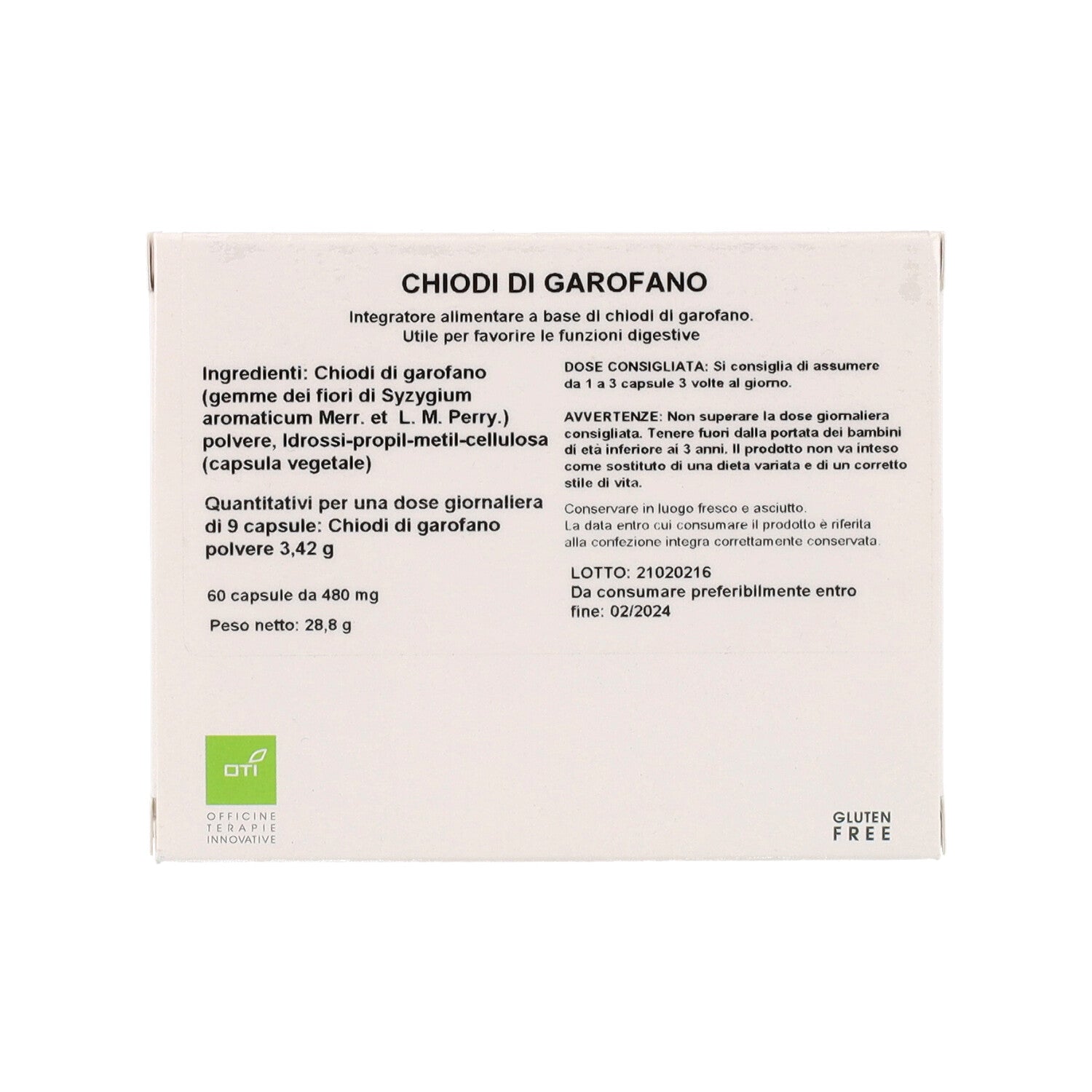 CHIODI DI GAROFANO 60 CAPSULE