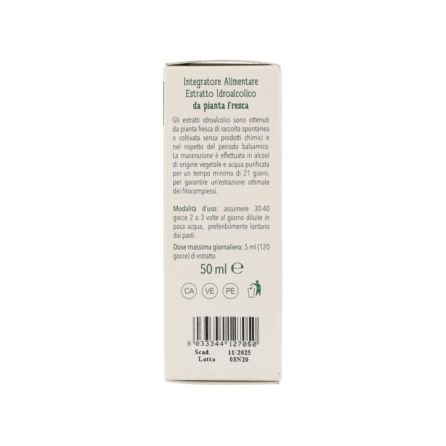 BIANCOSPINO EI BIO 50ML
