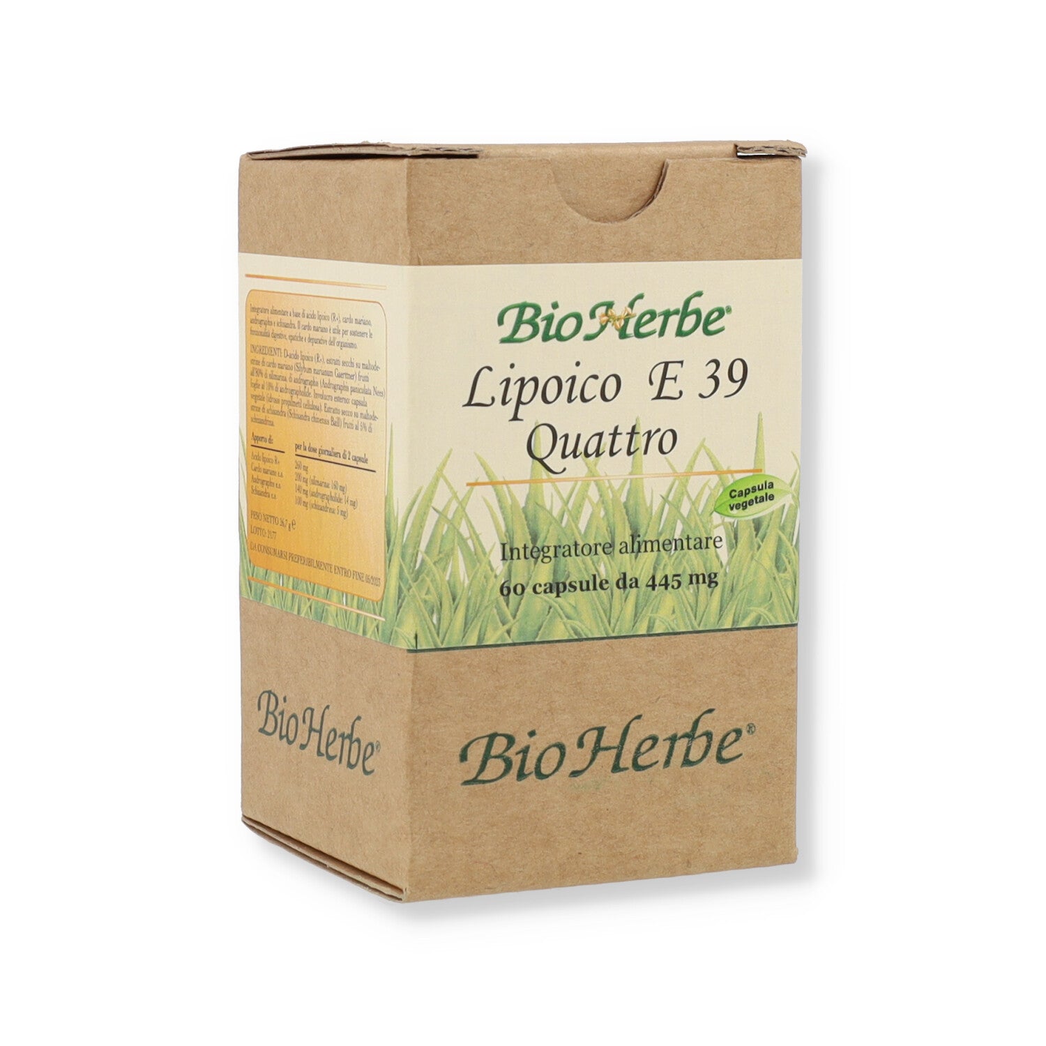 LIPOICO E39 QUATTRO 60CPS 420MG(SOST LIPOCARD E39) BIO HERBE