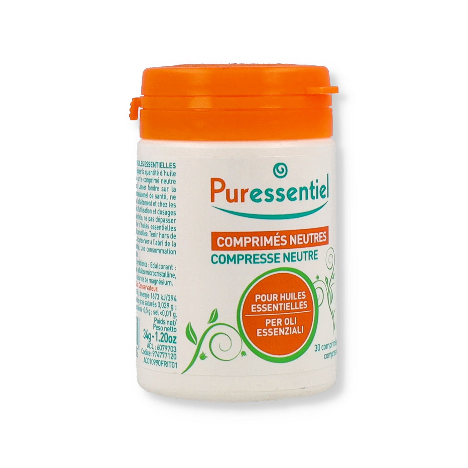 PURESSENTIEL COMPRESSE NEUTRE 30 COMPRESSE