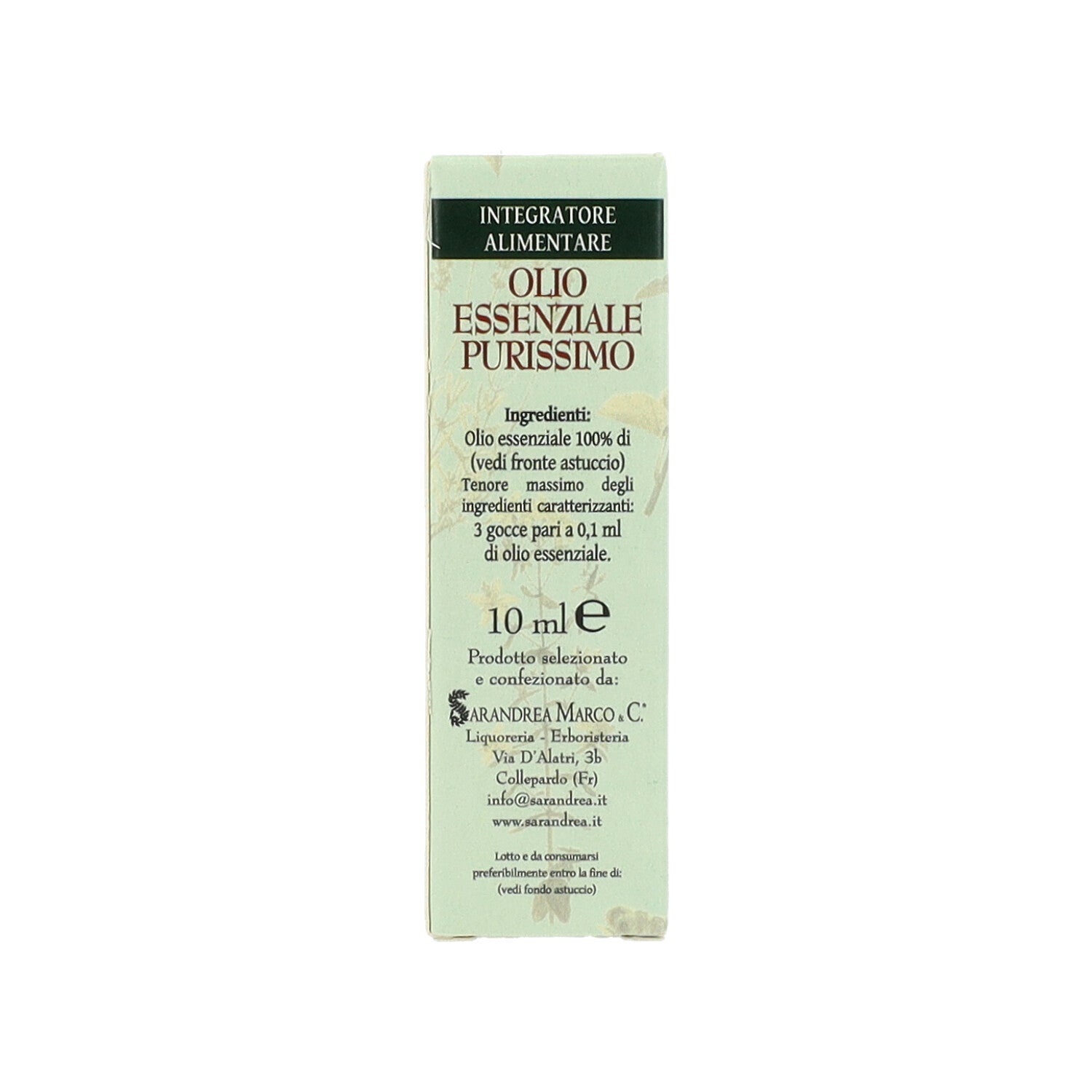 ORIGANO OLIO ESSENZIALE 10ML