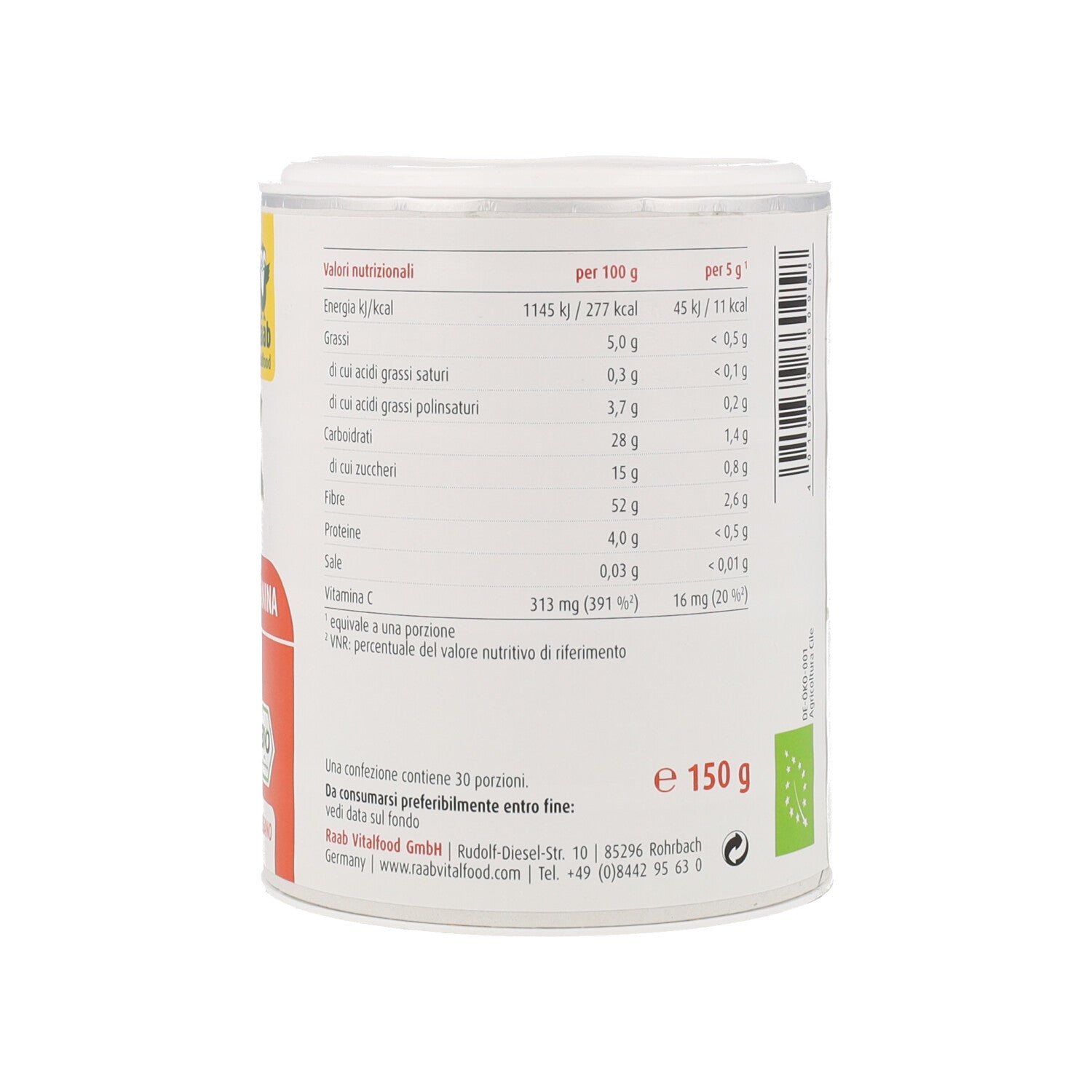 RAAB ROSA CANINA POLVERE 150G