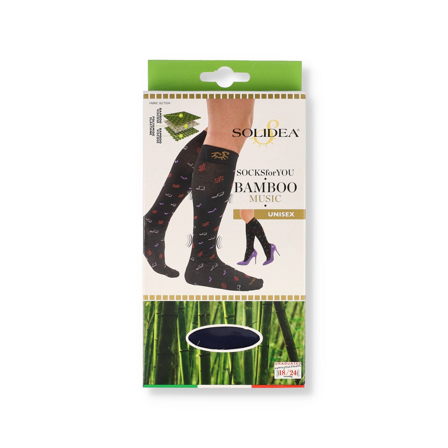 SOCKS FOR YOU BAMBOO MUSIC M BLU NAVY