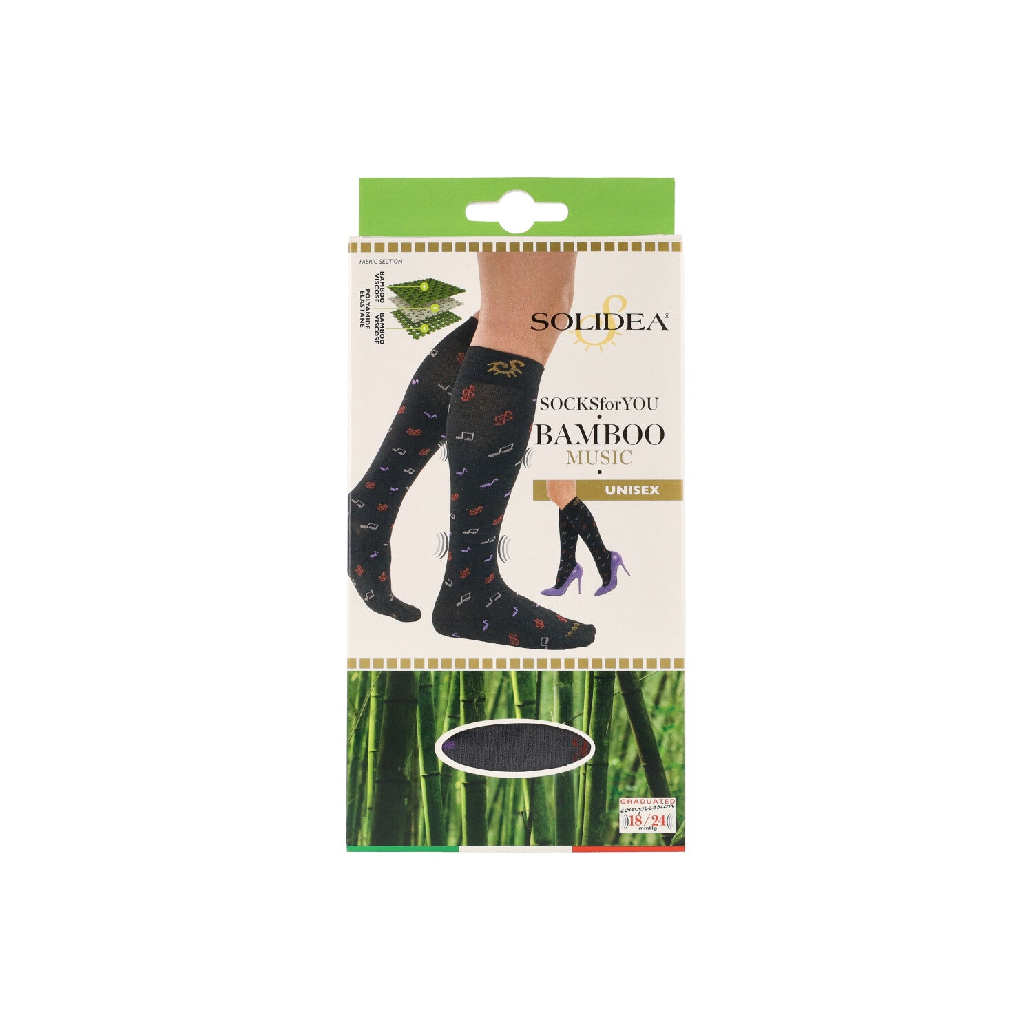 SOCKS FOR YOU BAMBOO MUSIC M GRIGIO