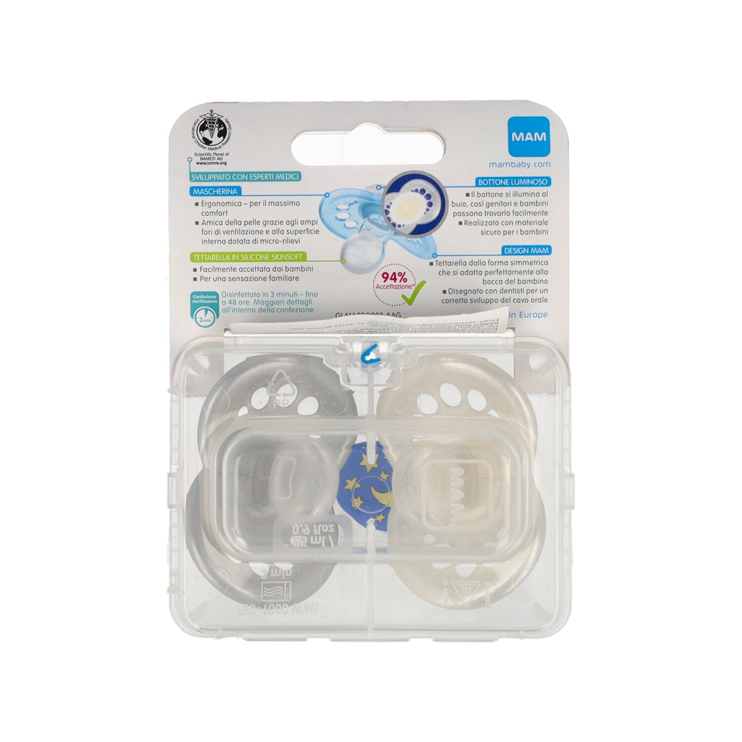 MAM 6+ 2SUCCHIETTI NIGHT NEUTRO