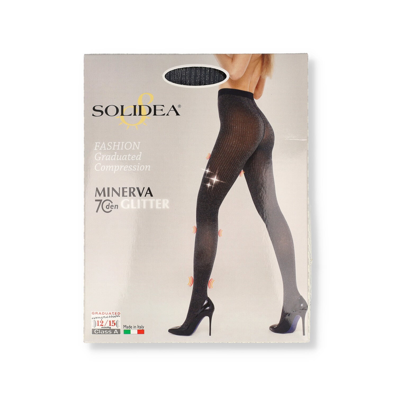 COLLANT MINERVA 70 GLITTER ML NERO SILVER