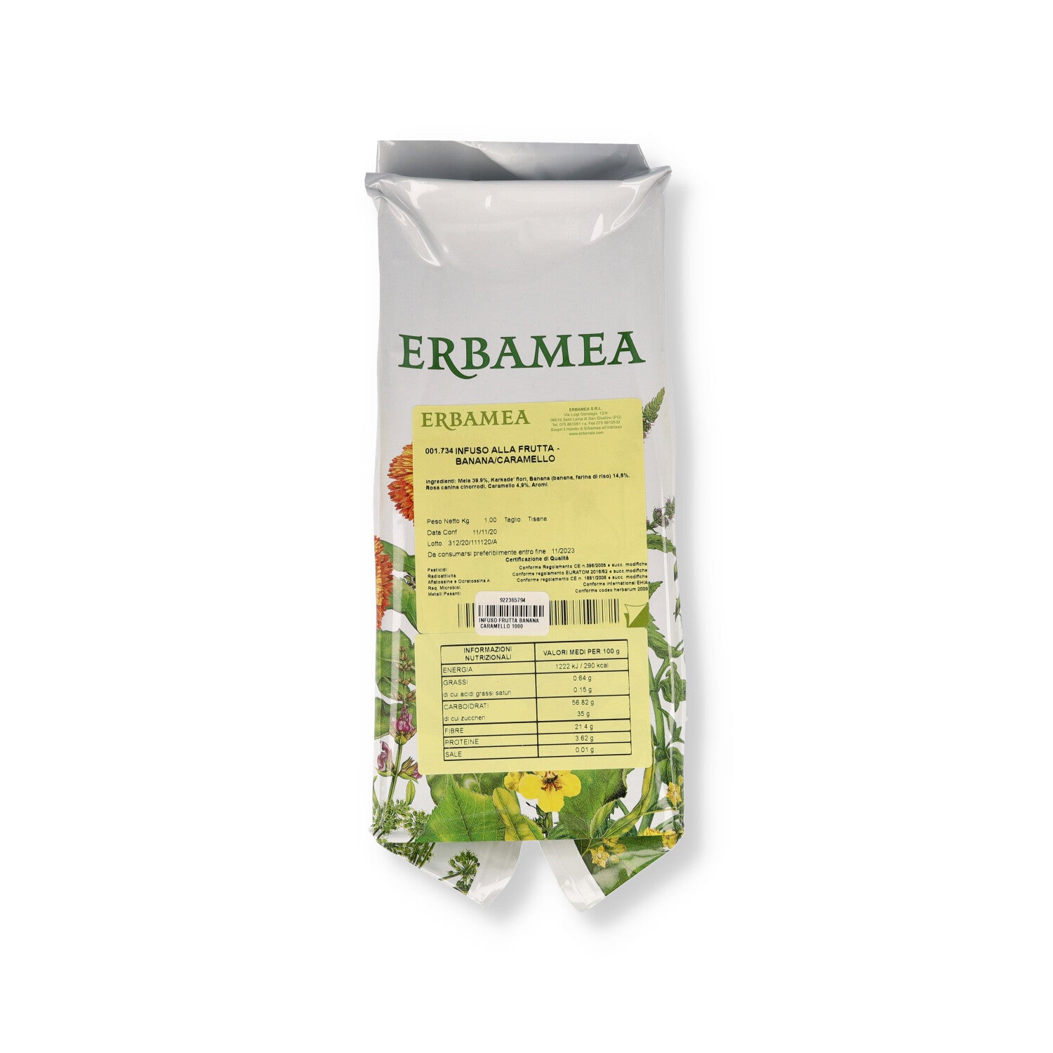 INFUSO FRUTTA BANANA CARAMELLO 1KG