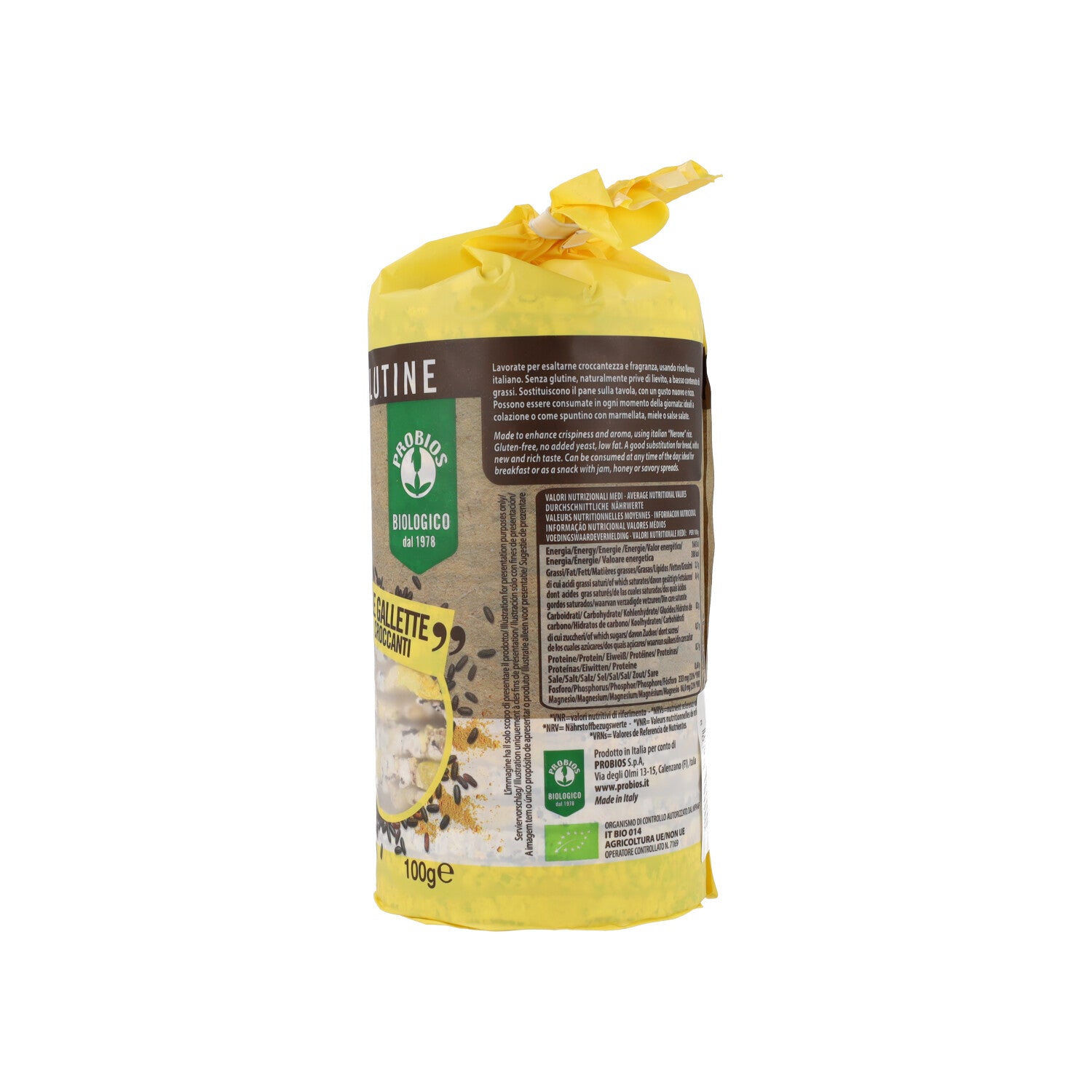 GALLETTE RISO E CURCUMA 100G