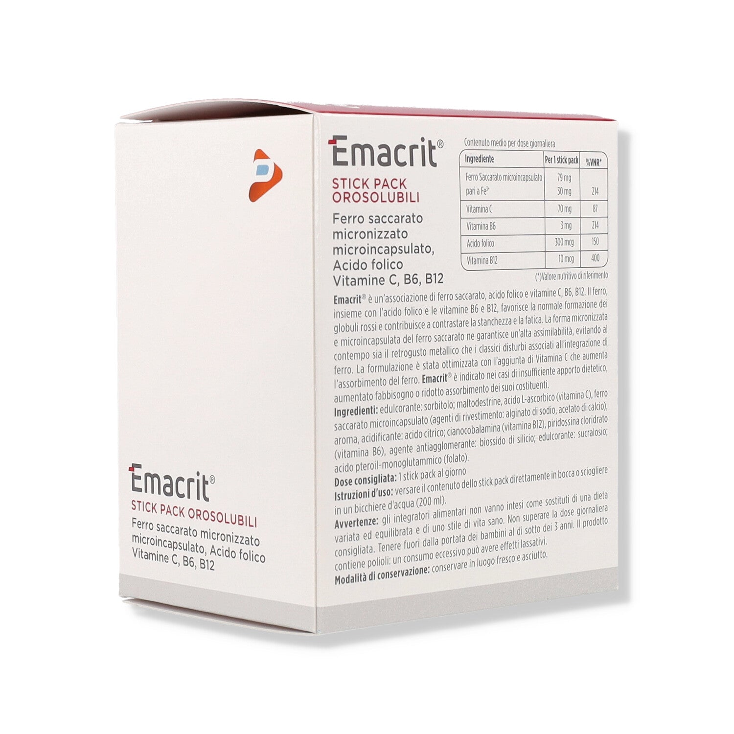 EMACRIT OROSOLUBILE 30STICK PA