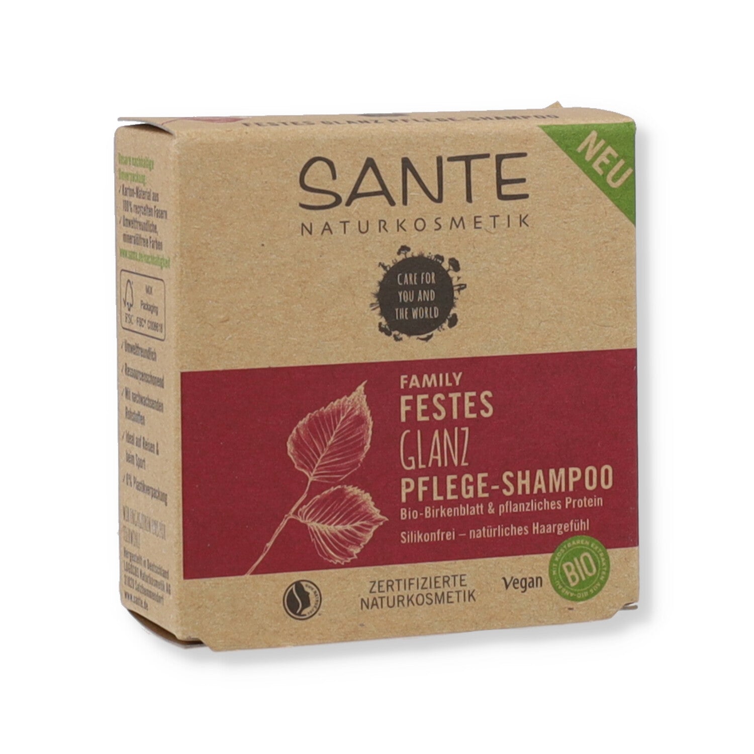 SANTE SHAMPOO SOLIDO LUCENTEZZA BETULLA/PROTEINE VEGETALI