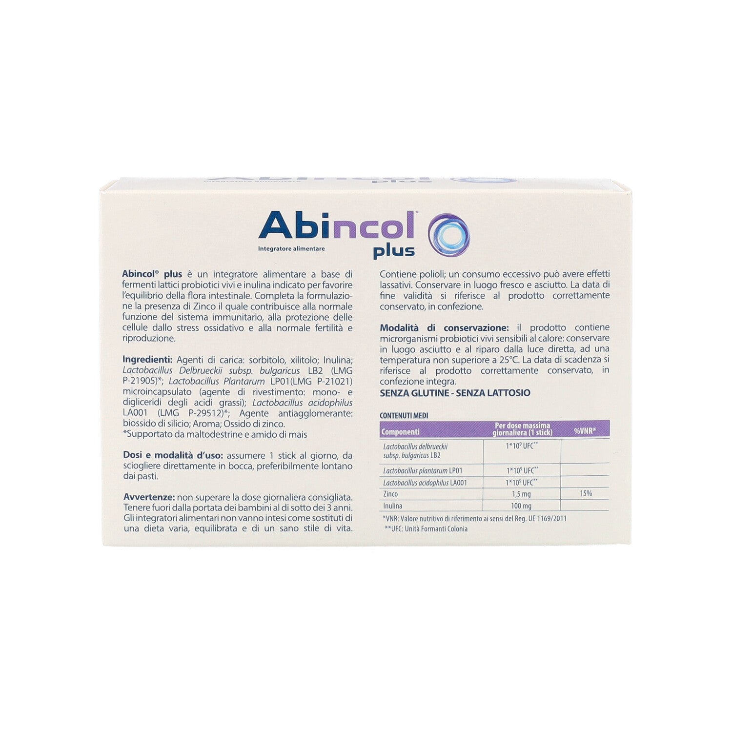 ABINCOL PLUS 14STICK OROSOL