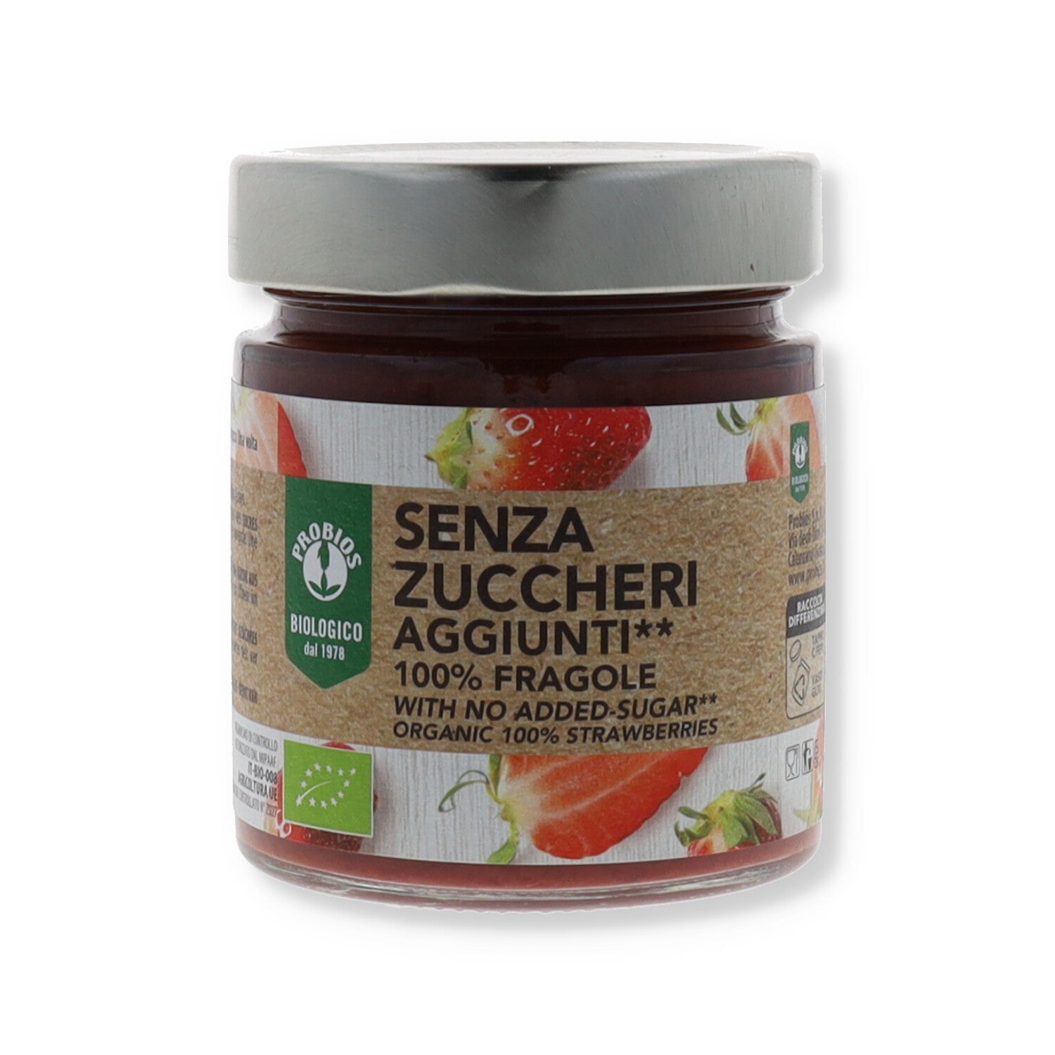 COMPOSTA 100% FRAGOLA SENZA ZUCCHERI AGGIUNTI 215G