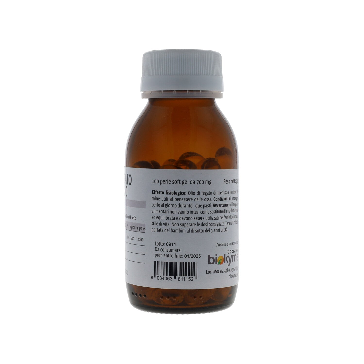 OLIO FEGATO MERLUZZO 100 PERLE