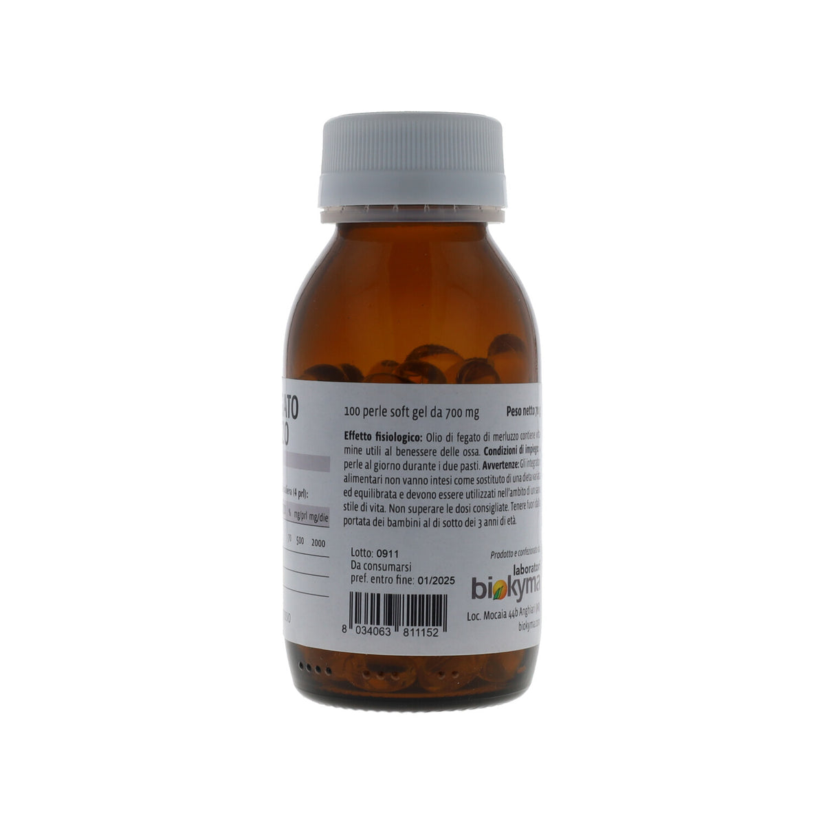 OLIO FEGATO MERLUZZO 100 PERLE