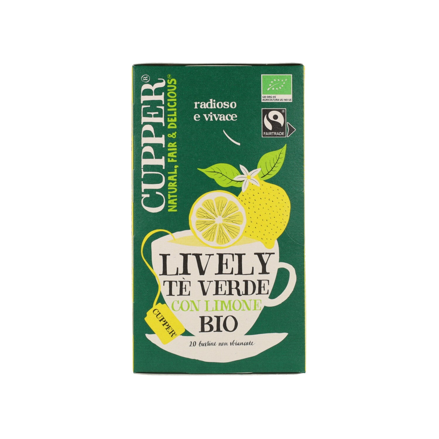 CUPPER TE' VERDE AL LIMONE