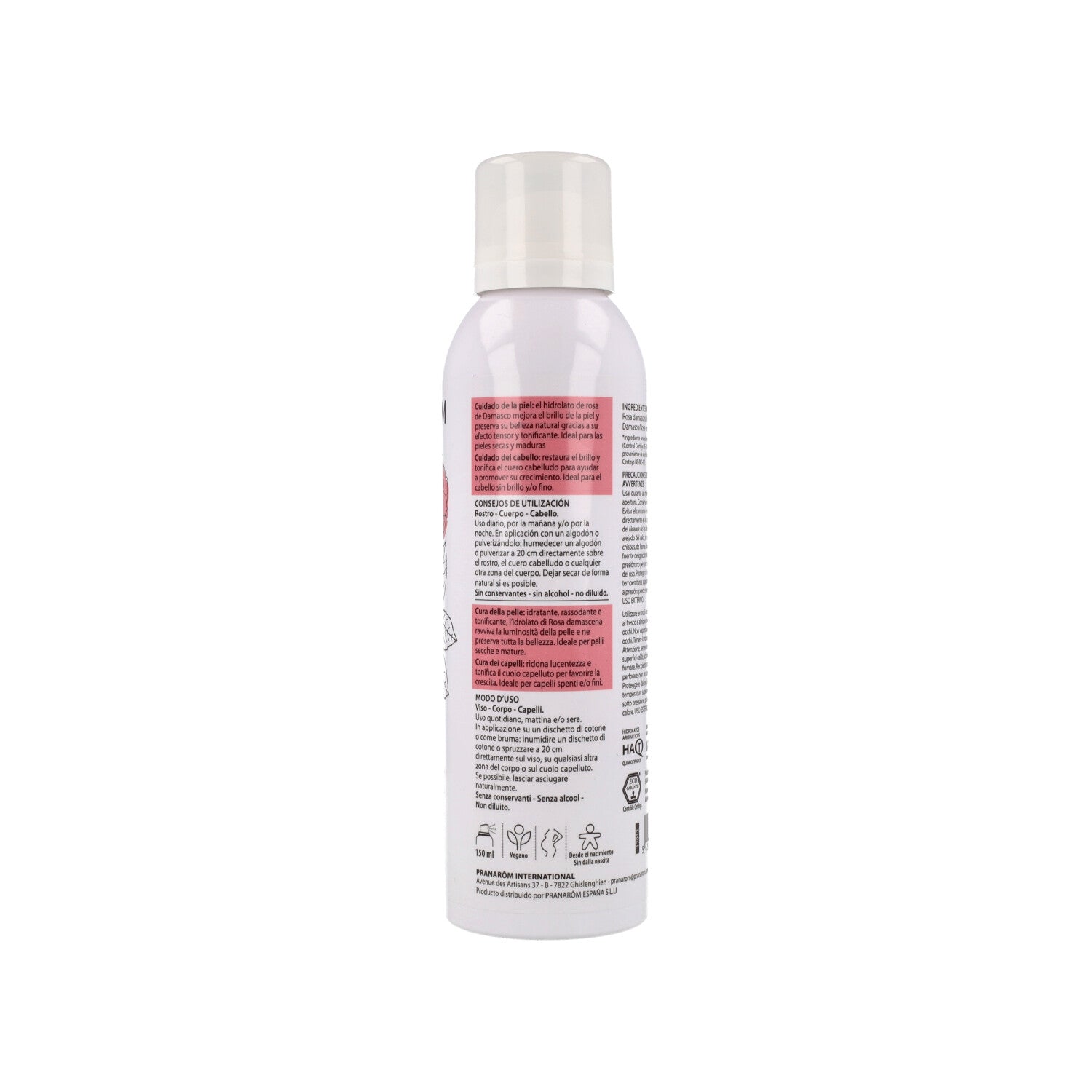 PRANAROM IDROLATO ROSA DAMASCENA BIO