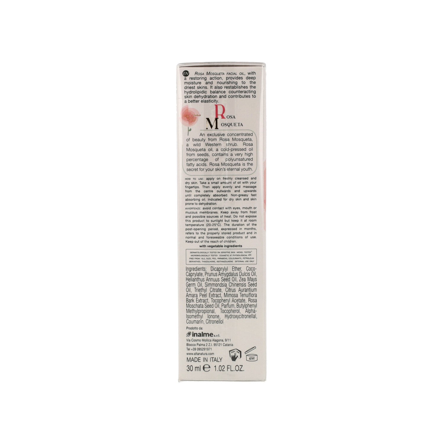 OLIO VISO ROSA MOSQUETA - 30 ML